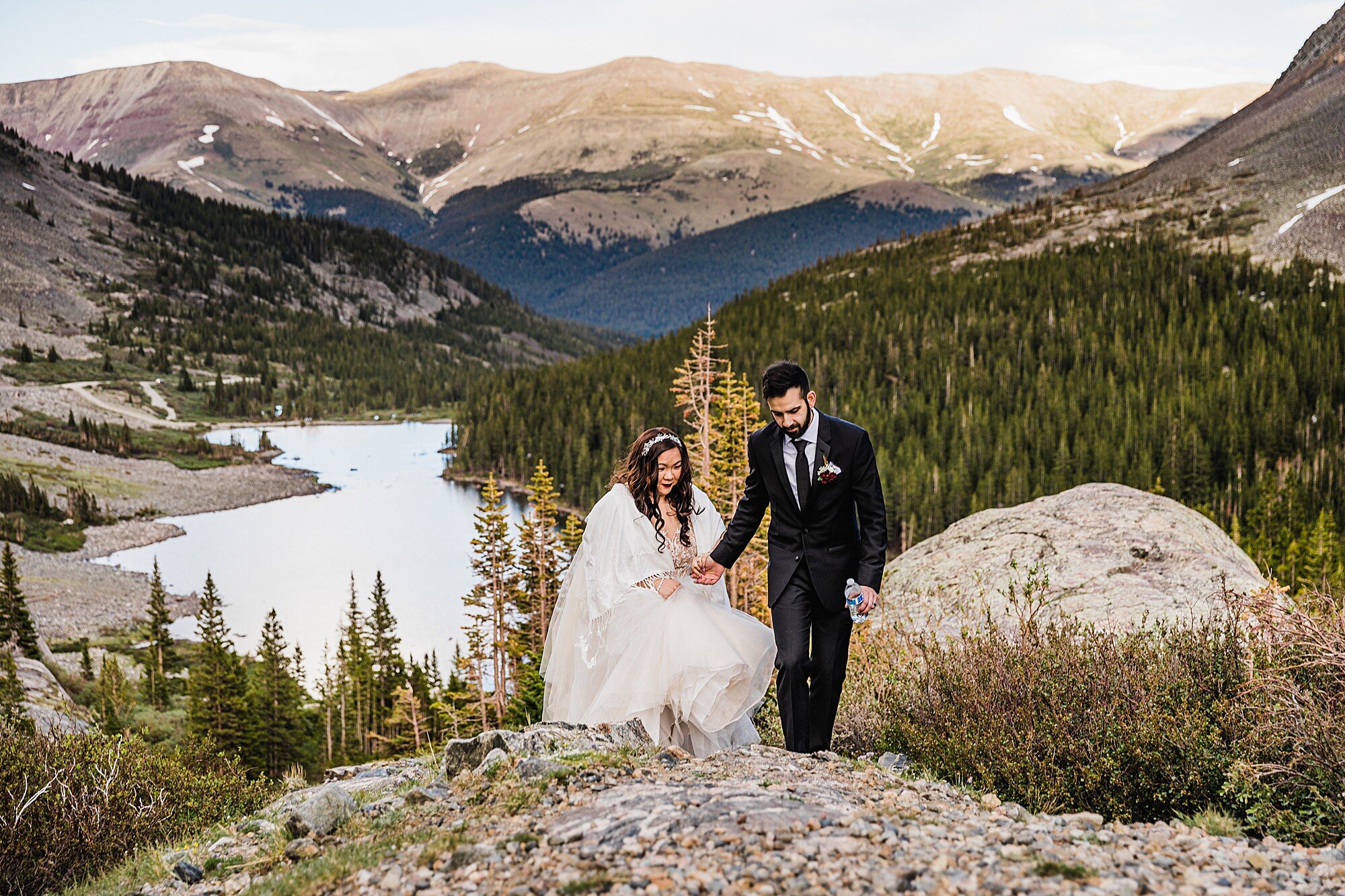 Colorado Mountaintop Wedding | Colorado Elopement Photographer and Videographer | Vow of the Wild