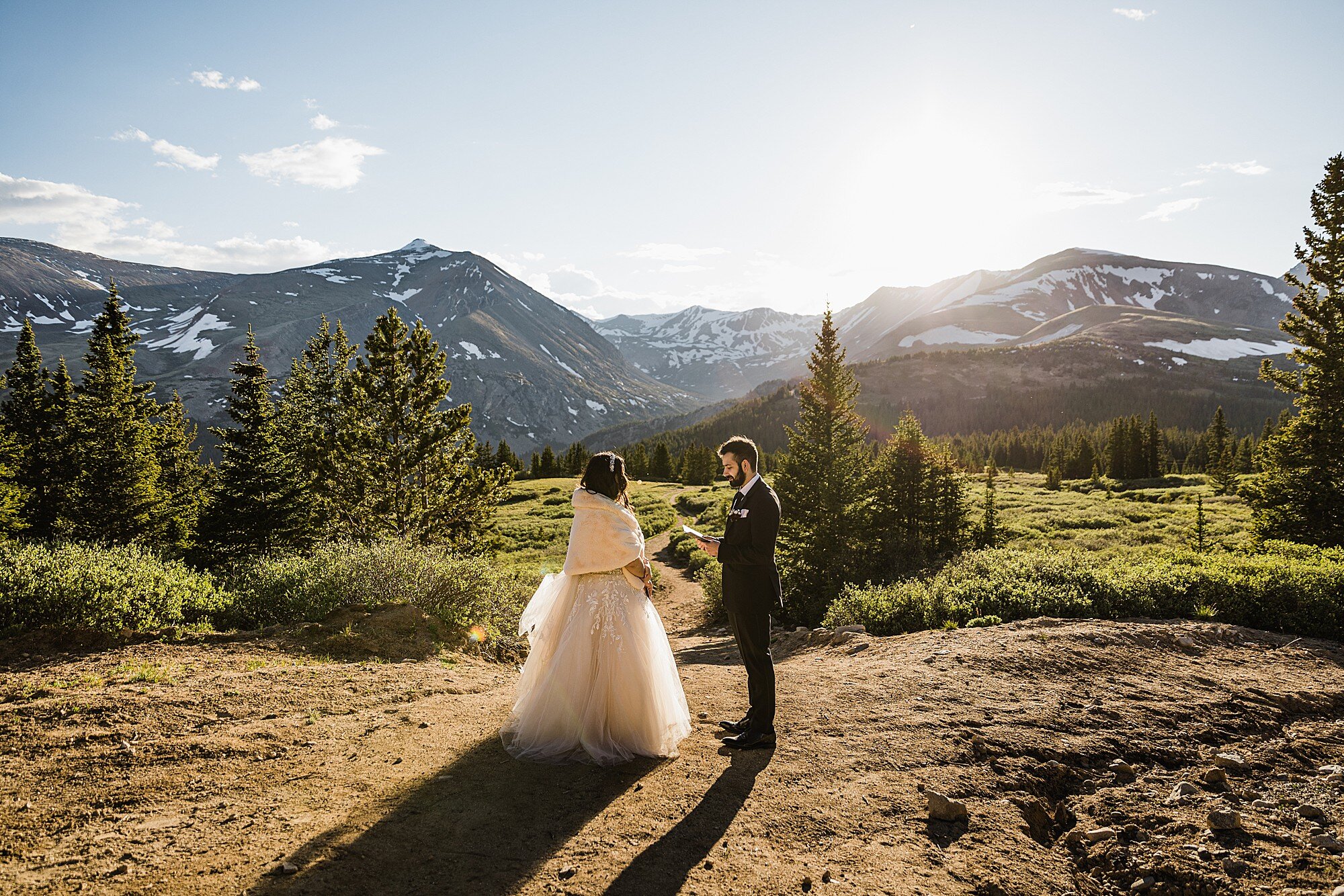 Colorado Mountaintop Wedding | Colorado Elopement Photographer and Videographer | Vow of the Wild
