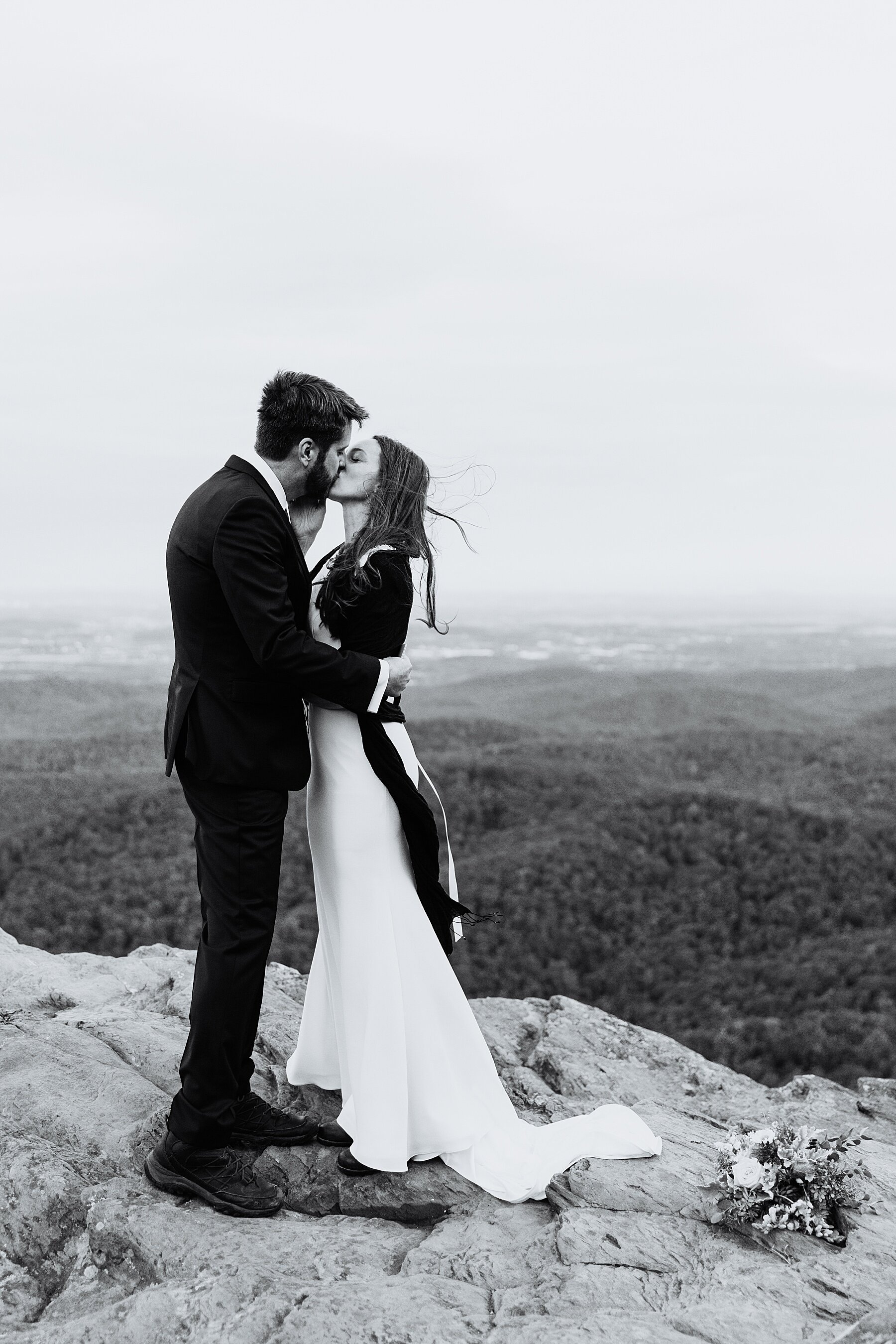 Blue Ridge Mountains Elopement at Sunrise | Destination Elopement Photographer | Vow of the Wild