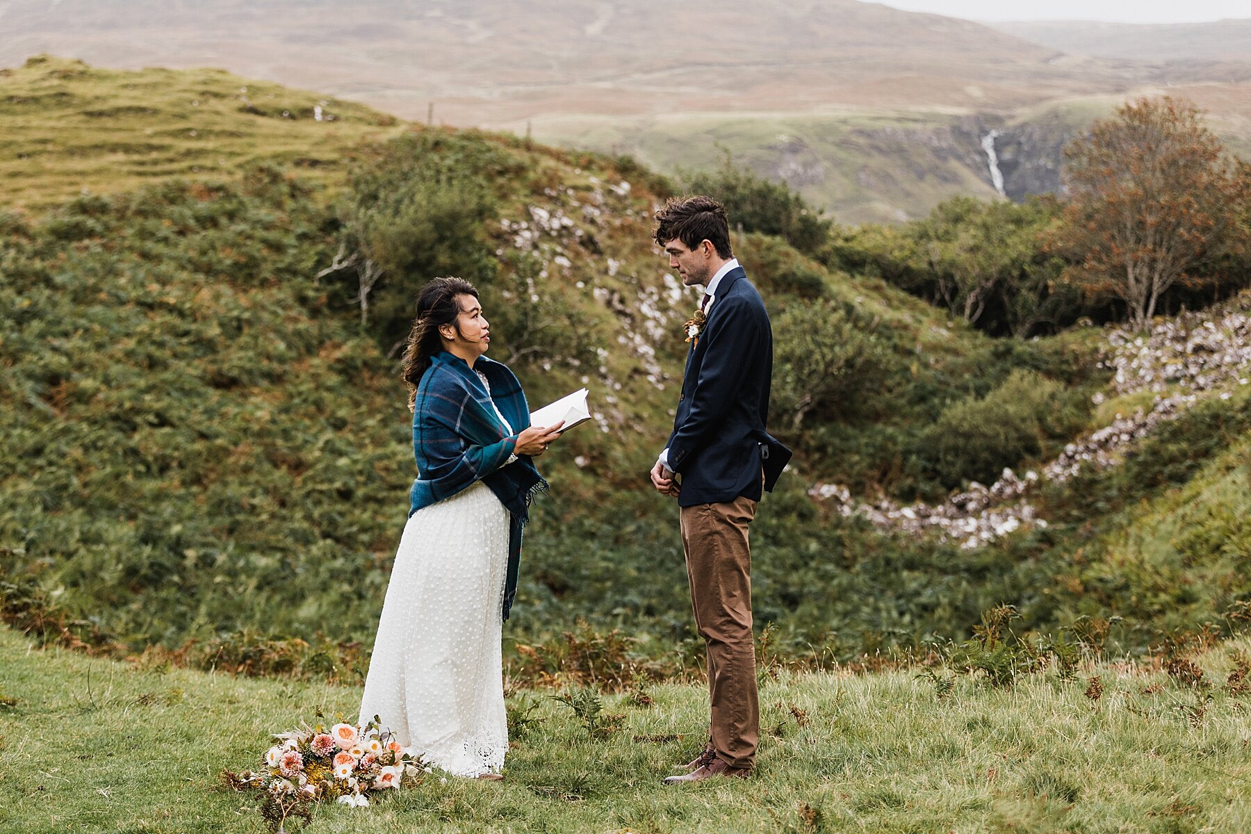 Isle of Skye, Scotland | Fairy Glen Ceremony | Destination Intimate Wedding | Vow of the Wild