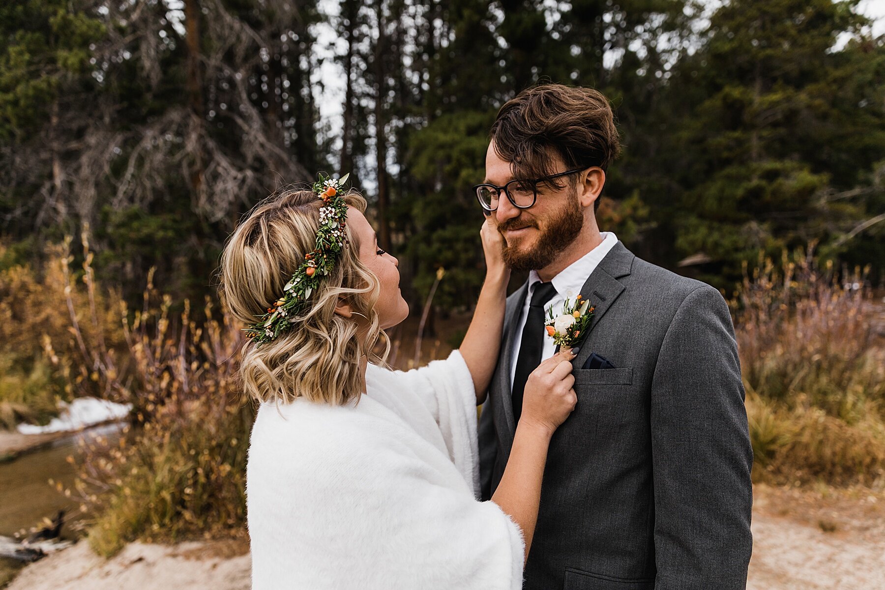 Sprague Lake Wedding Ceremony | Rocky Mountain National Park Wedding | Colorado | Vow of the Wild