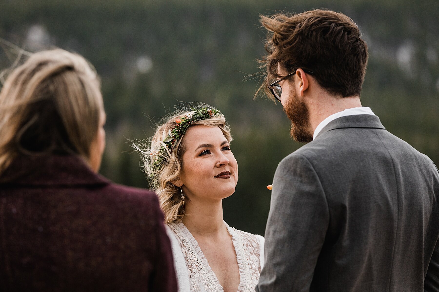 Sprague Lake Wedding Ceremony | Rocky Mountain National Park Wedding | Colorado | Vow of the Wild