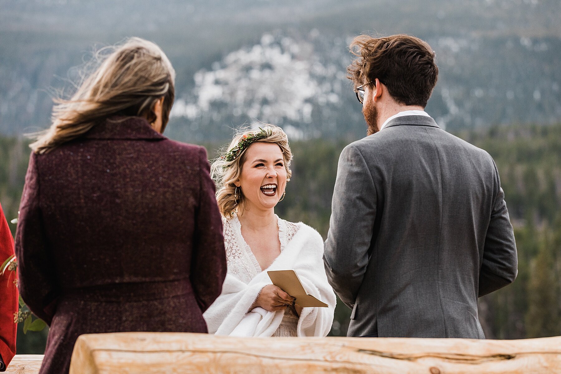 Sprague Lake Wedding Ceremony | Rocky Mountain National Park Wedding | Colorado | Vow of the Wild