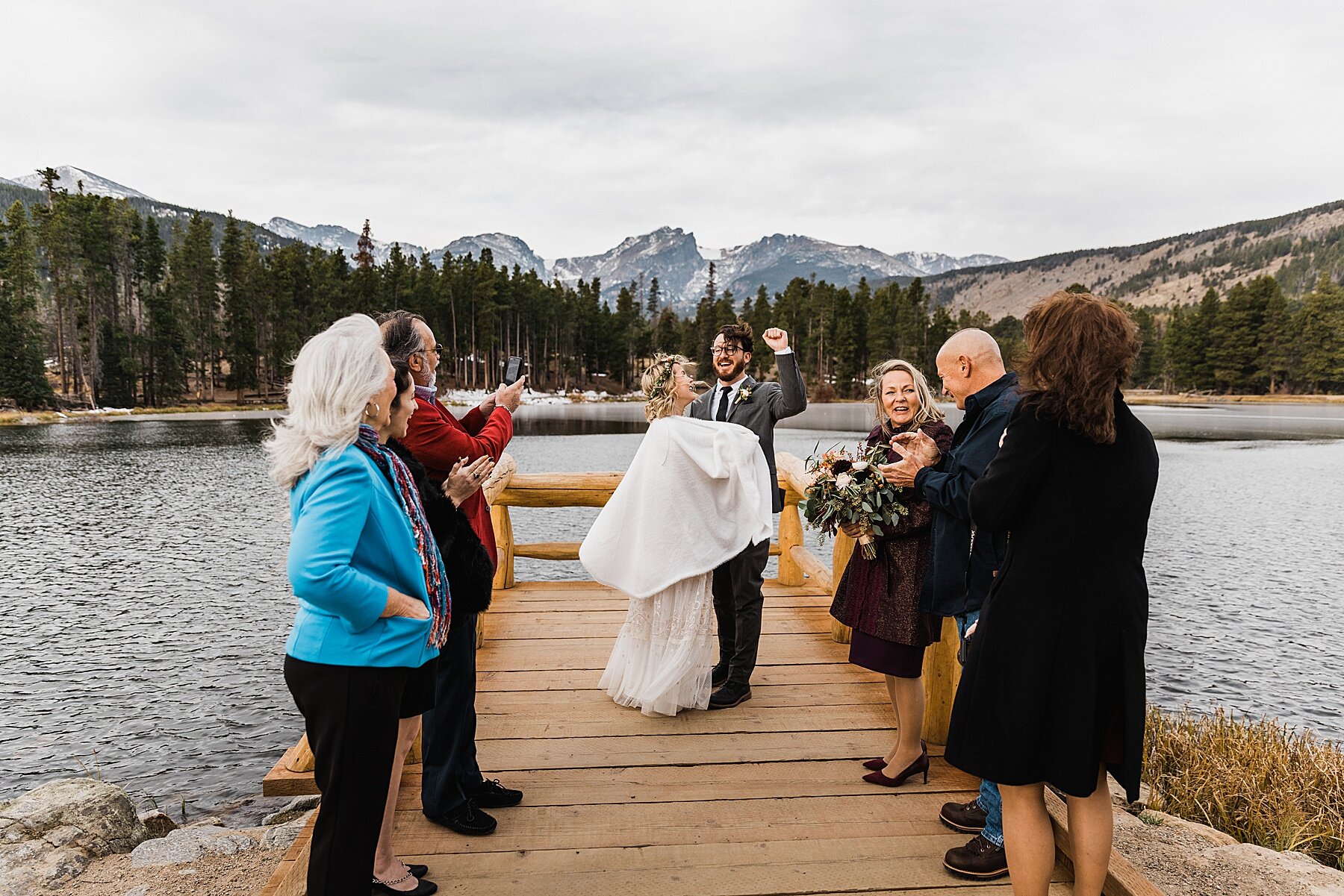 Sprague Lake Wedding Ceremony | Rocky Mountain National Park Wedding | Colorado | Vow of the Wild