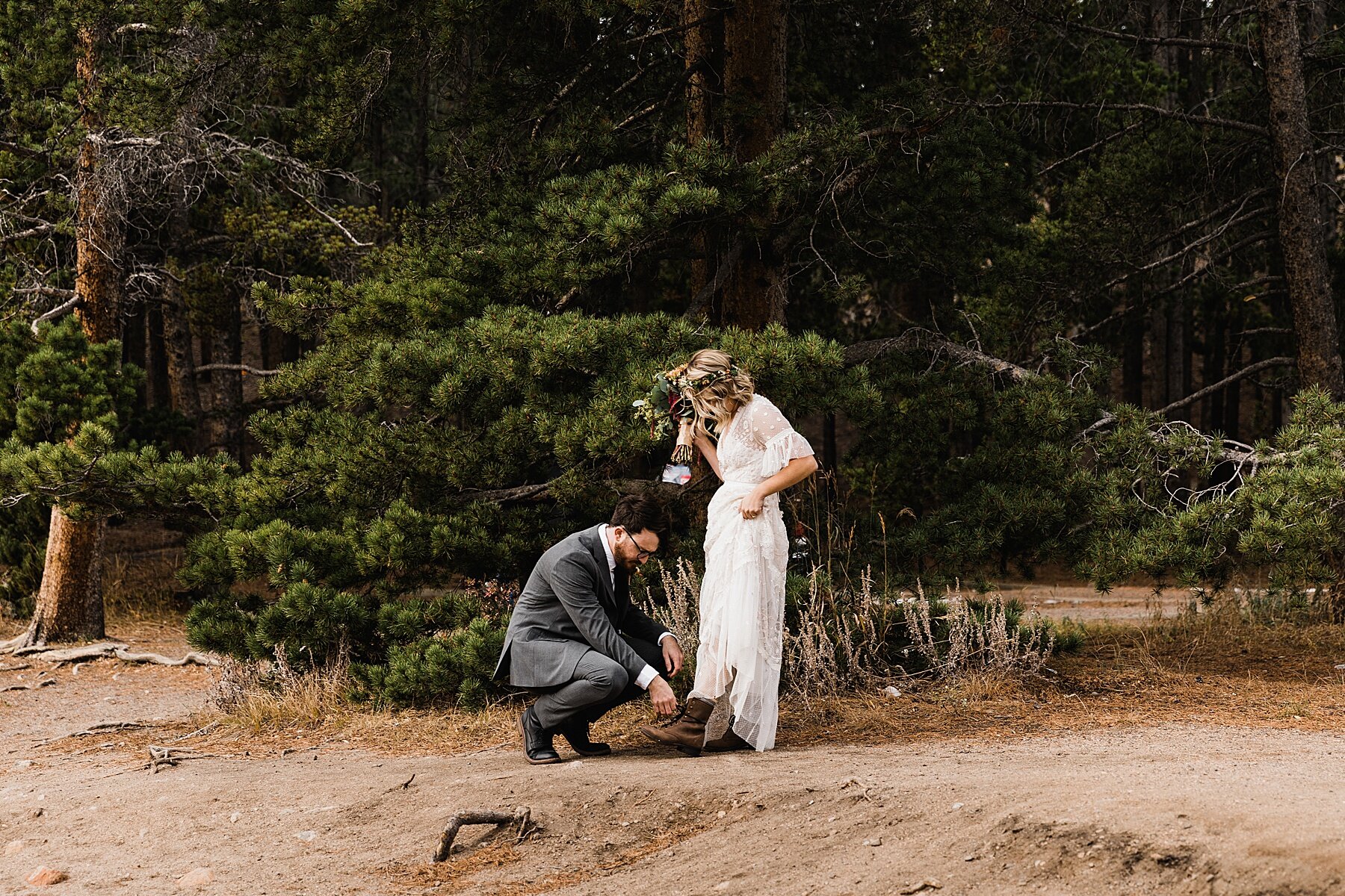 Sprague Lake Wedding Ceremony | Rocky Mountain National Park Wedding | Colorado | Vow of the Wild