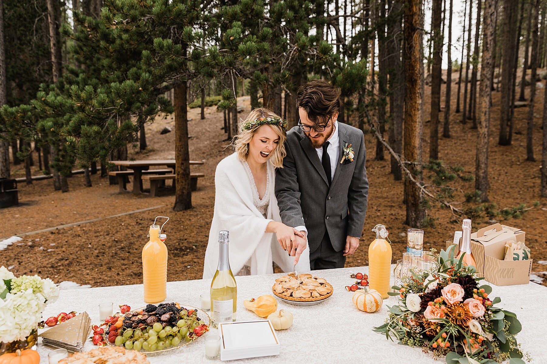 Sprague Lake Wedding Ceremony | Rocky Mountain National Park Wedding | Colorado | Vow of the Wild