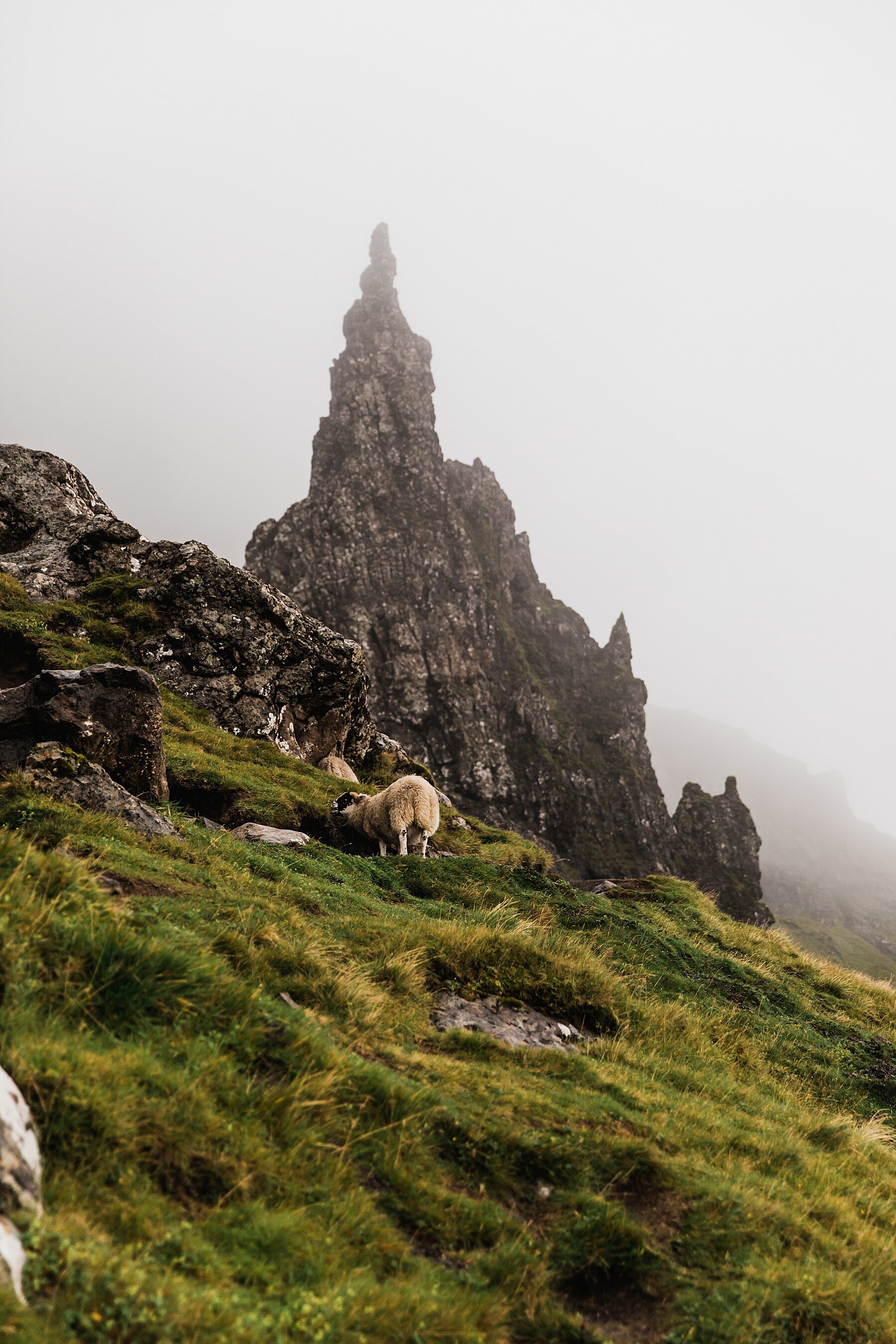 Isle of Skye Elopement | Engagement Session at Old Man of Storr 