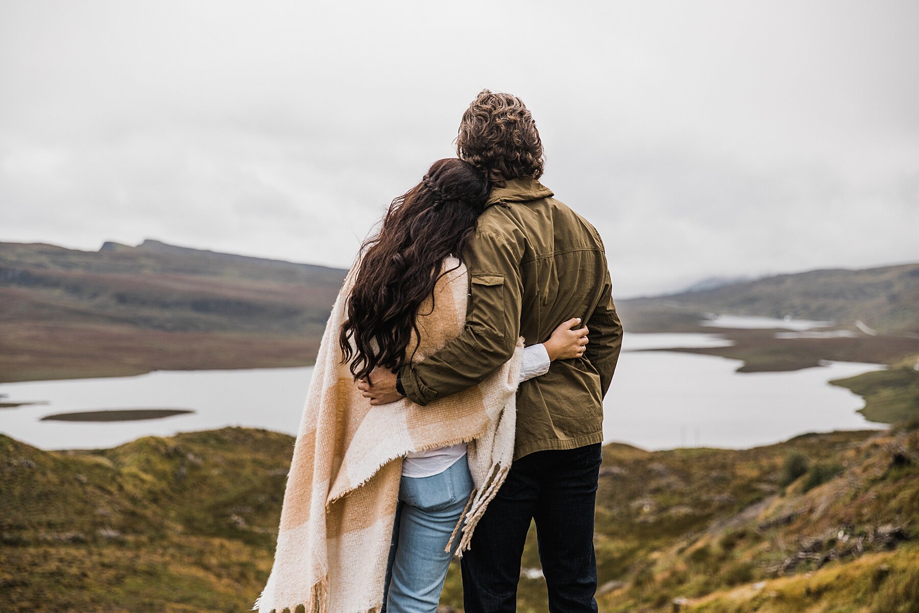 Isle of Skye Elopement | Engagement Session at Old Man of Storr 