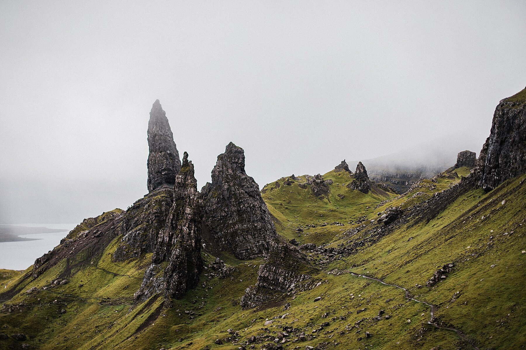 Isle of Skye Elopement | Engagement Session at Old Man of Storr 