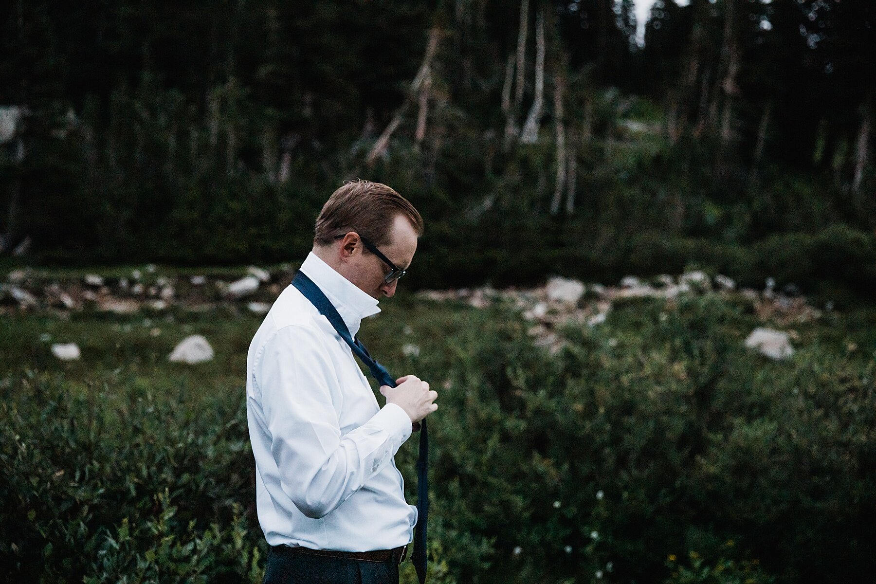 Sunrise Alpine Lake Elopement in the Mountains of Colorado | Vow