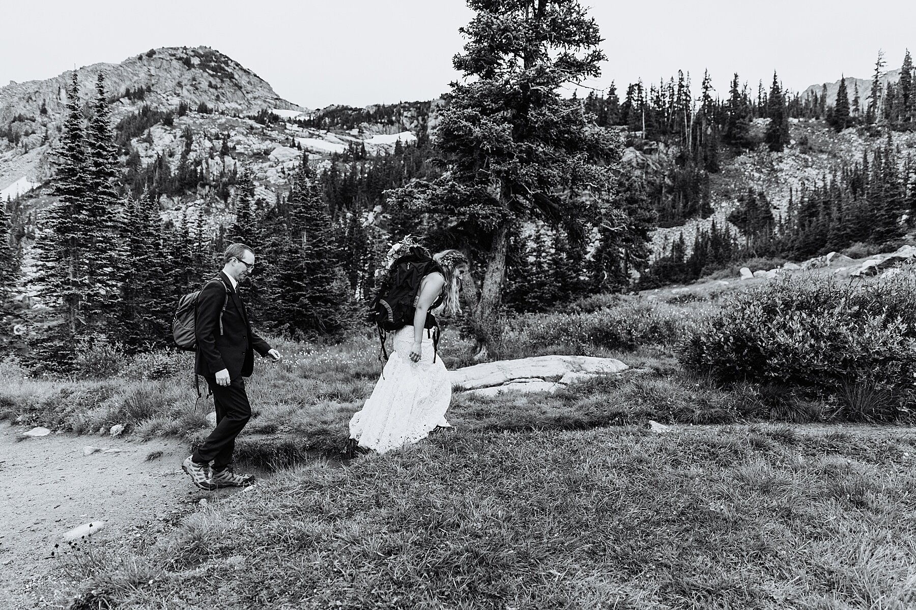 Sunrise Alpine Lake Elopement in the Mountains of Colorado | Vow