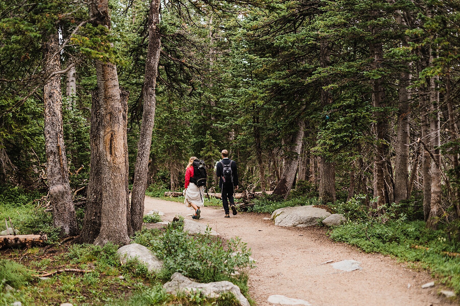 Sunrise Alpine Lake Elopement in the Mountains of Colorado | Vow