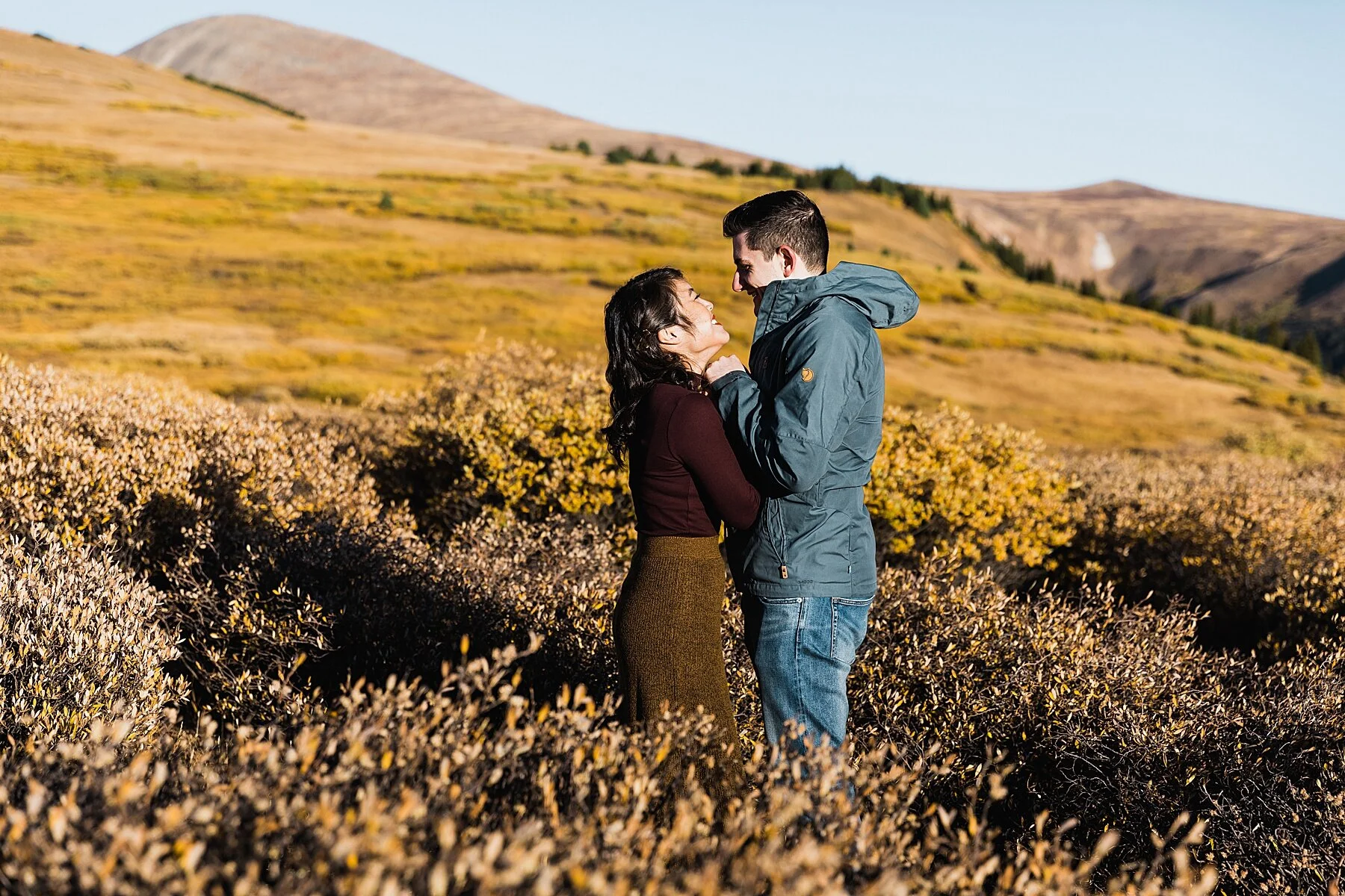 Fall Colors Engagement Session in Colorado | Mountain Elopement