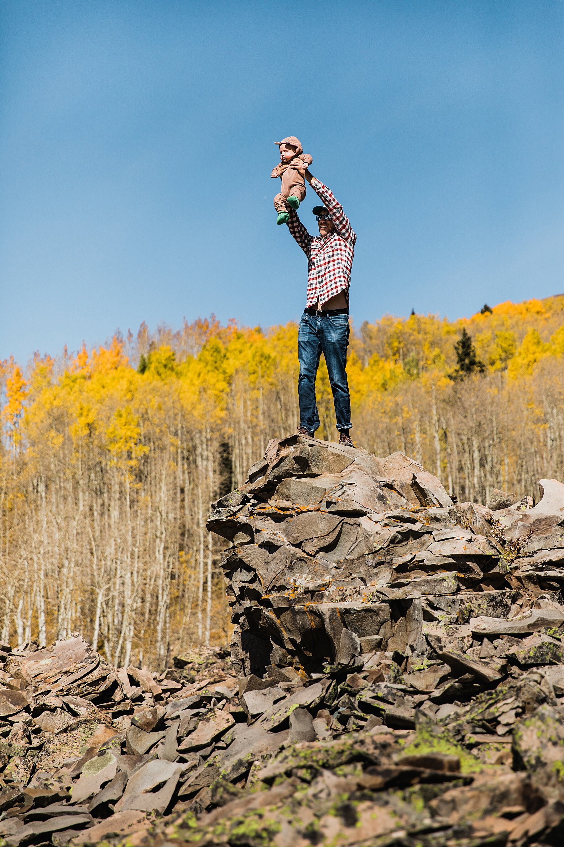 Fall Colors Mountaintop Hiking Elopement | Colorado Elopement Ph