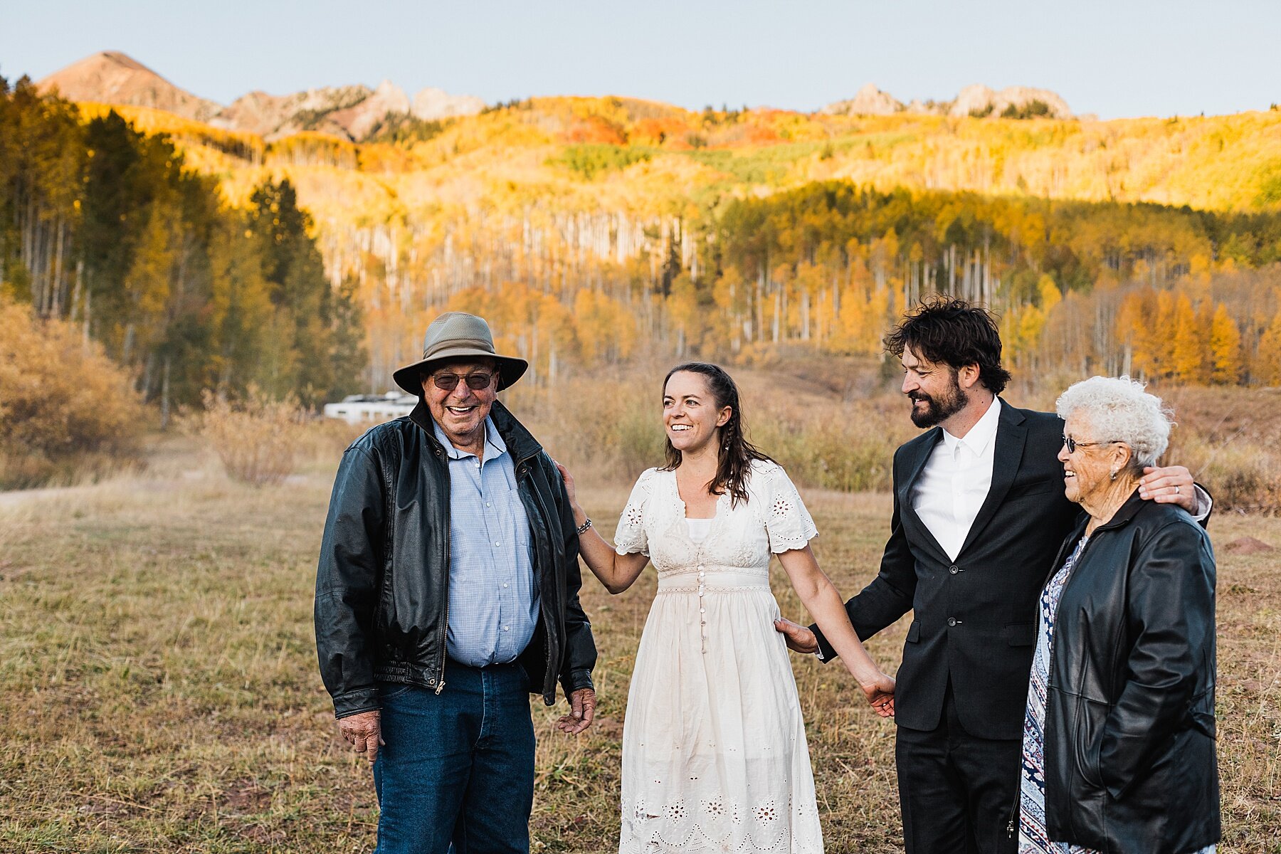 Fall Colors Mountaintop Hiking Elopement | Colorado Elopement Ph