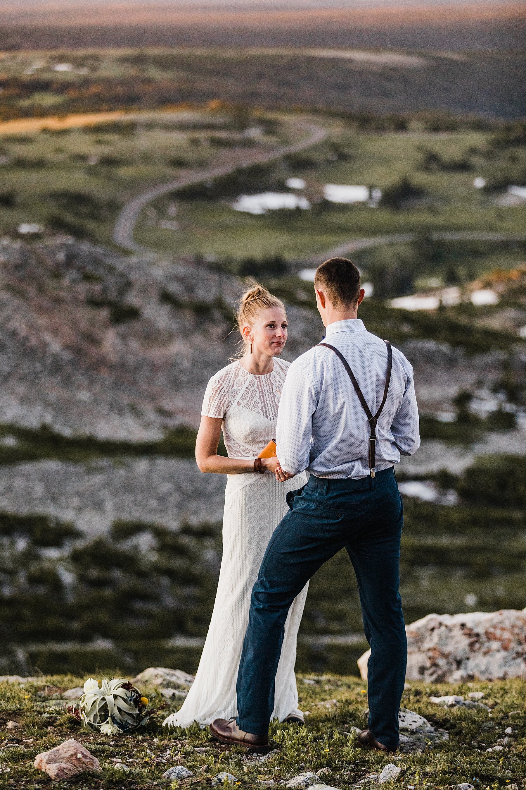 Sunrise Wyoming Hiking Elopement | Vow of the Wild