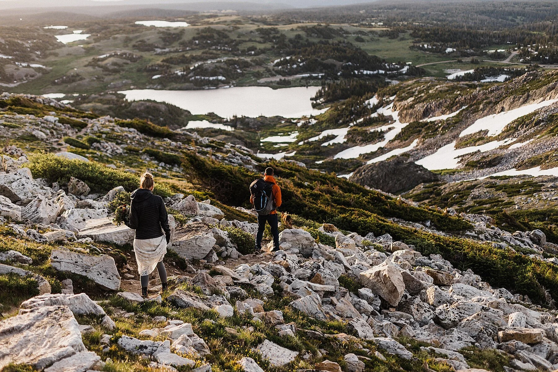 Sunrise Wyoming Hiking Elopement | Vow of the Wild