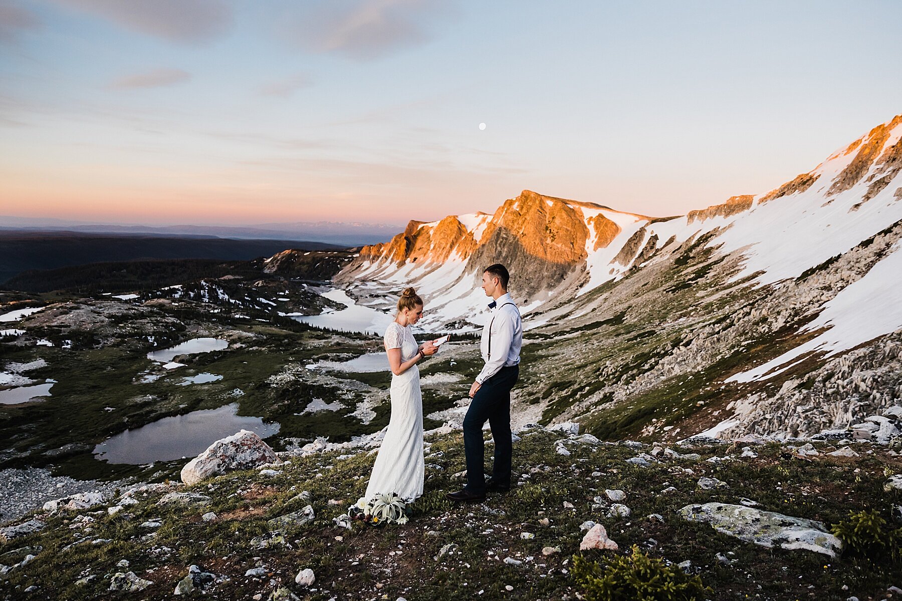 Sunrise Wyoming Hiking Elopement | Vow of the Wild