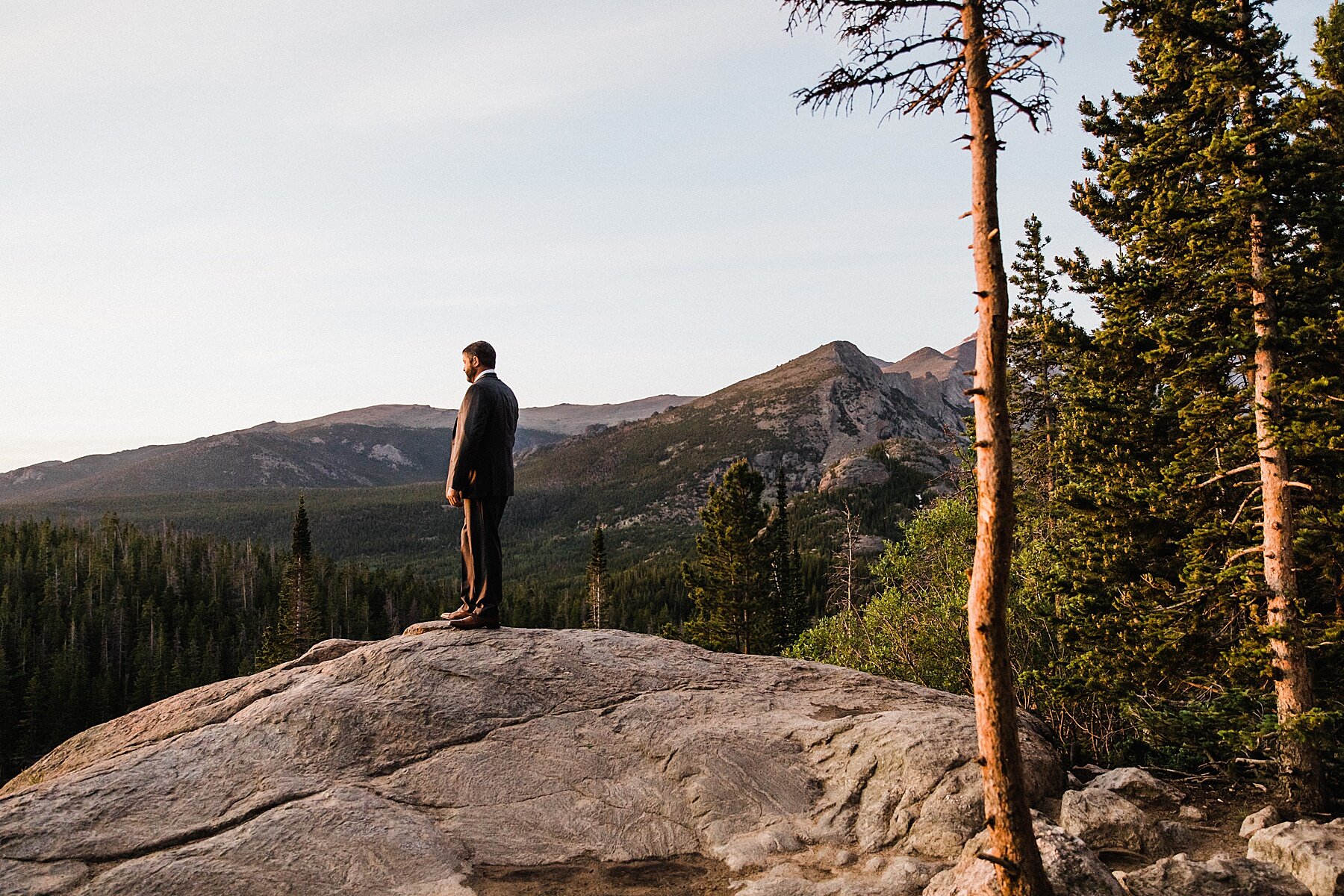 Sunrise Dream Lake Elopement | Rocky Mountain National Park, Col