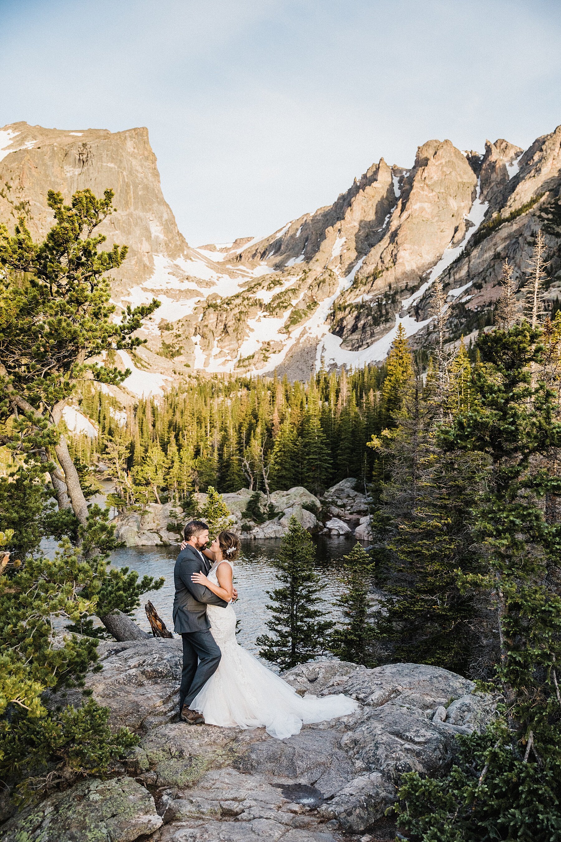 Sunrise Dream Lake Elopement | Rocky Mountain National Park, Col