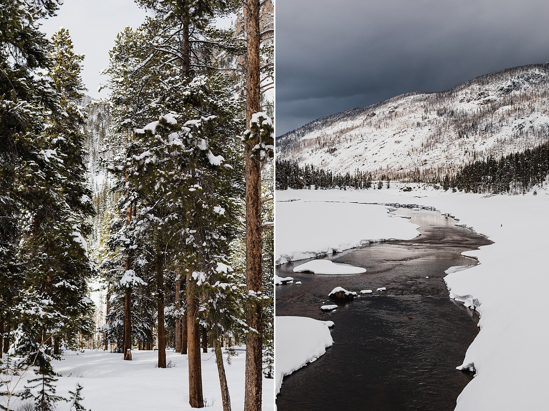 Colorado Winter Hiking Elopement | Colorado Elopement Photograph