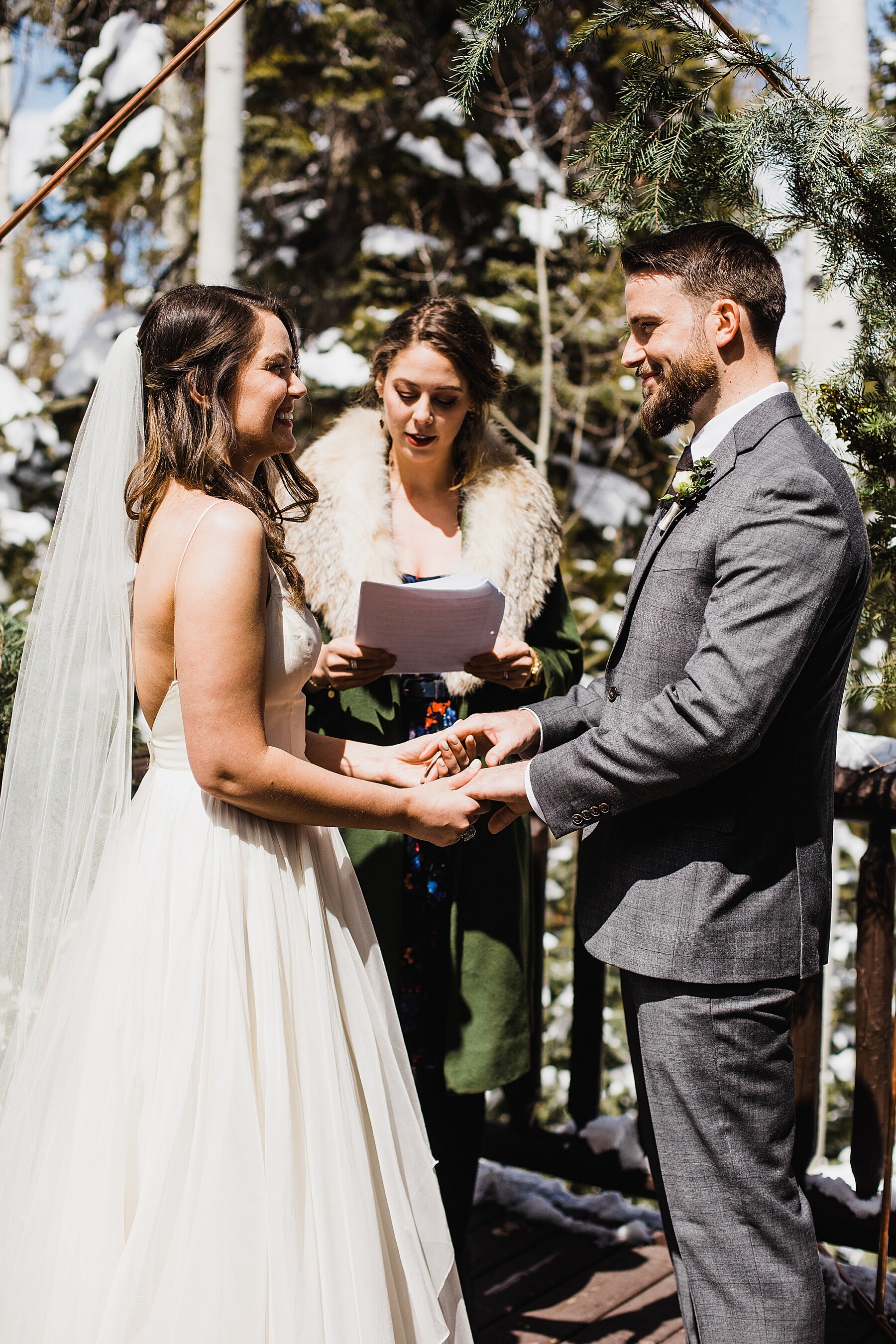 Colorado Winter Hiking Elopement | Colorado Elopement Photograph