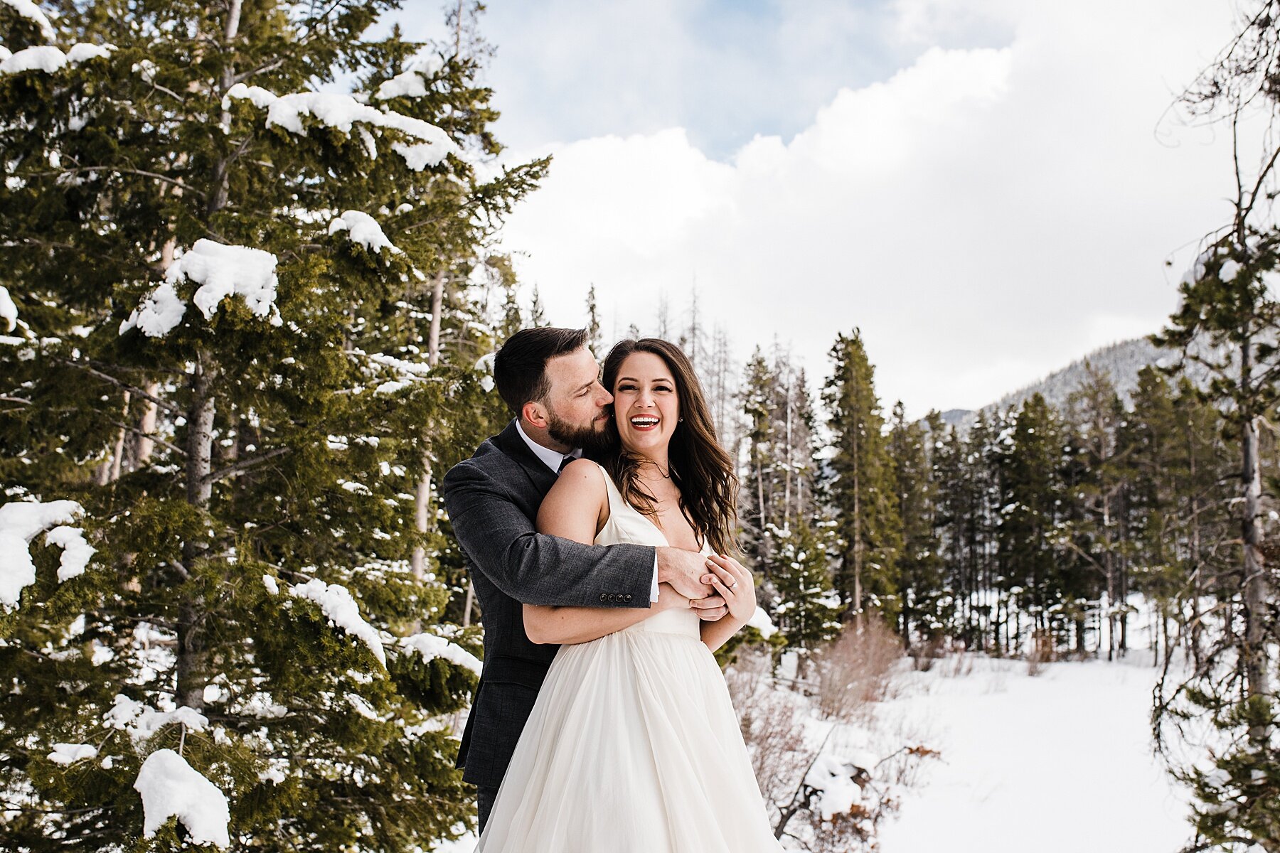 Colorado Winter Hiking Elopement | Colorado Elopement Photograph