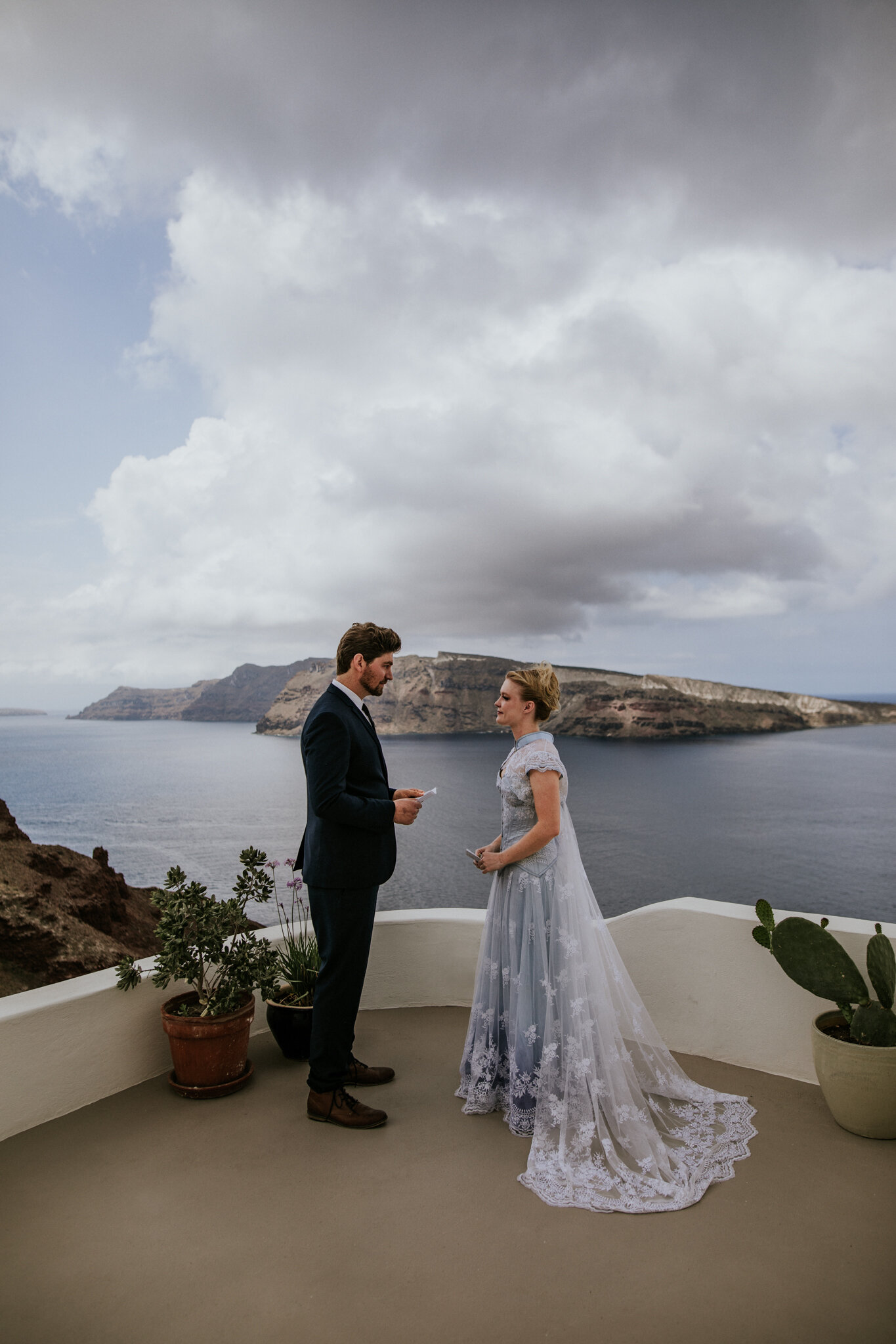 Santorini Elopement Photographer | Vow of the Wild