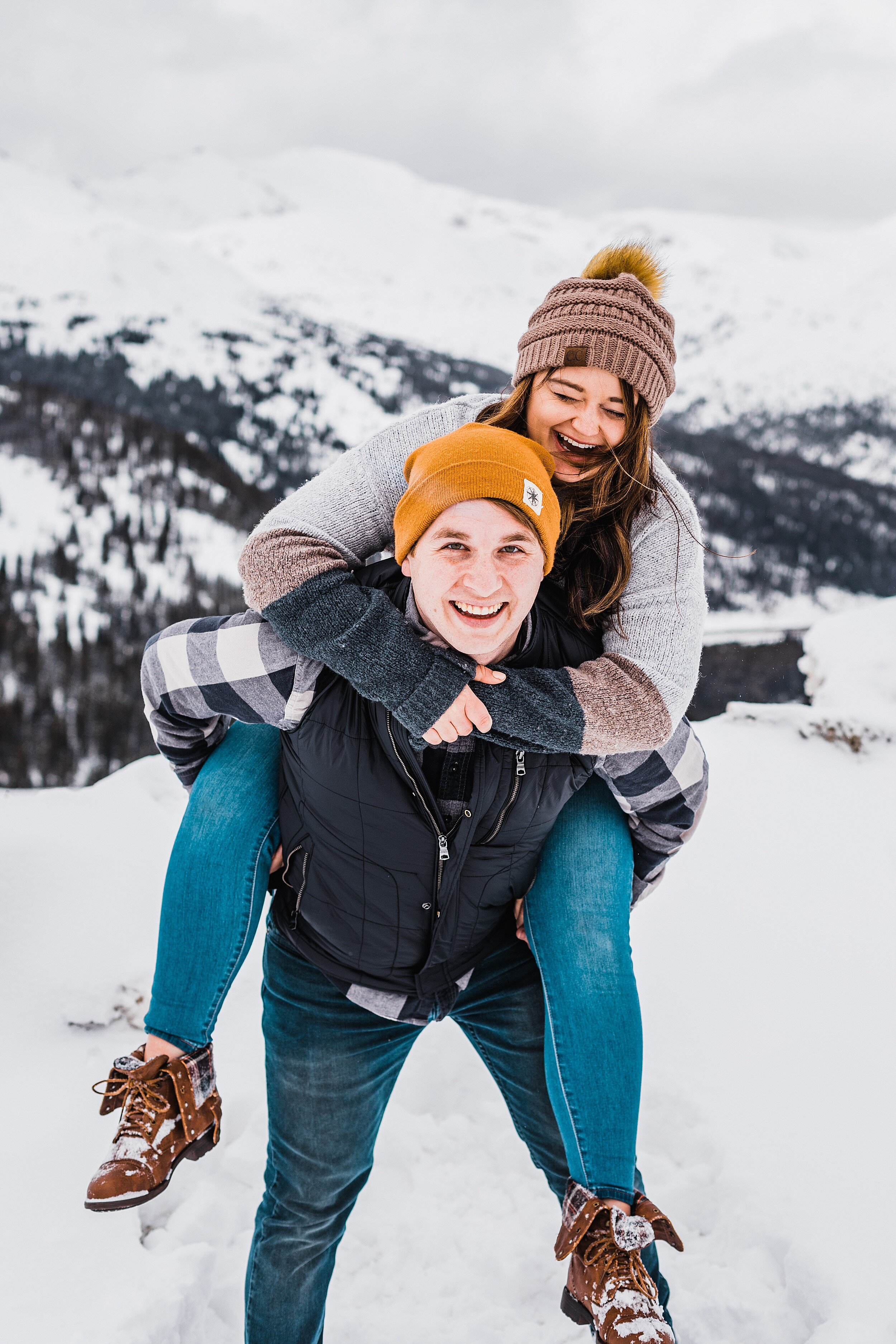 Colorado Winter Engagement Session | Vow of the Wild