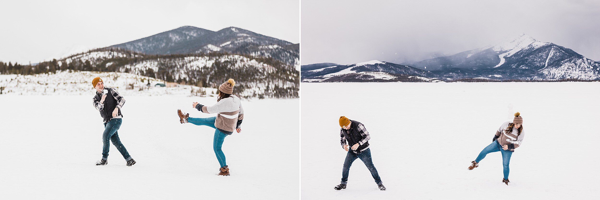 Colorado Winter Engagement Session | Vow of the Wild