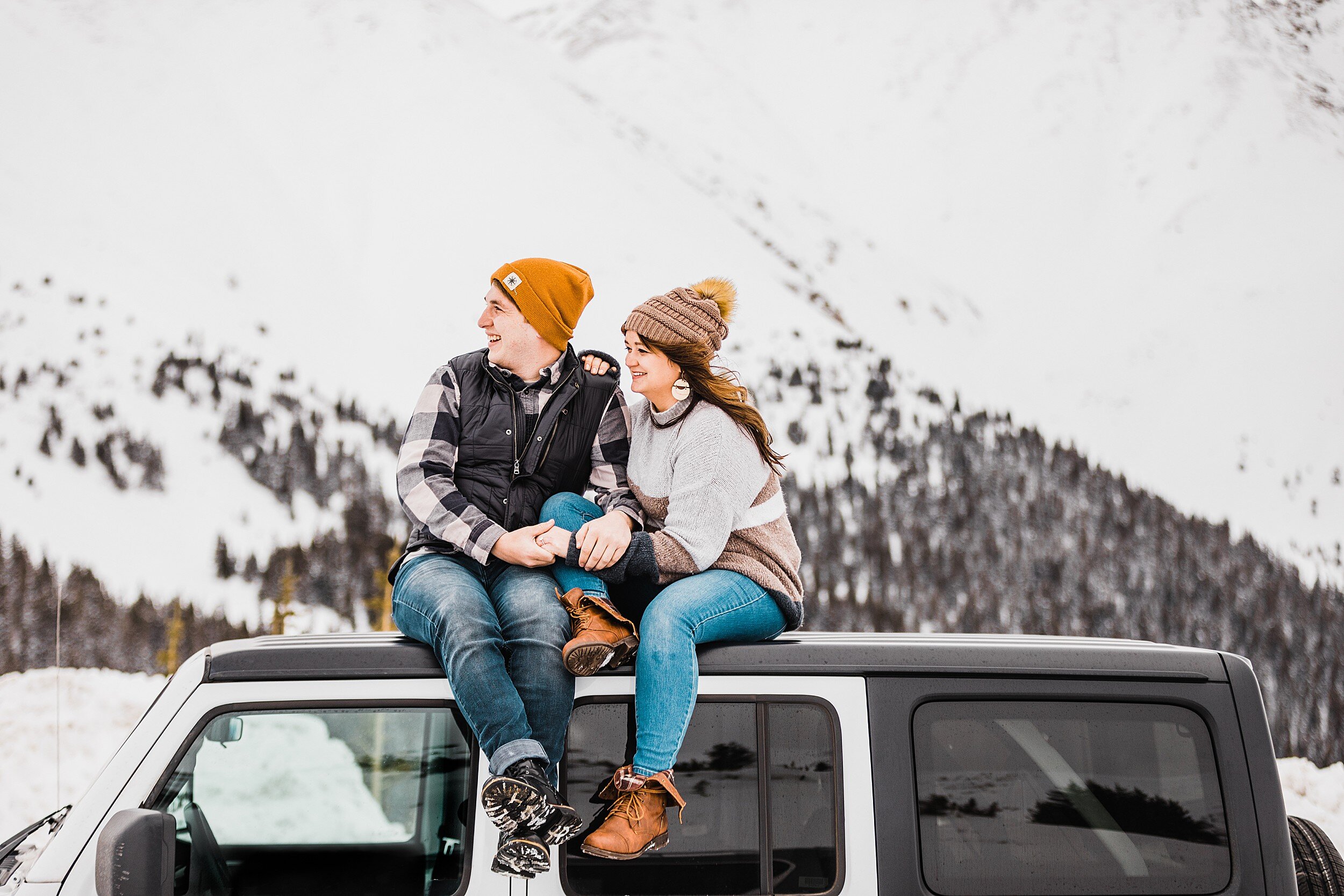 Colorado Winter Engagement Session | Vow of the Wild