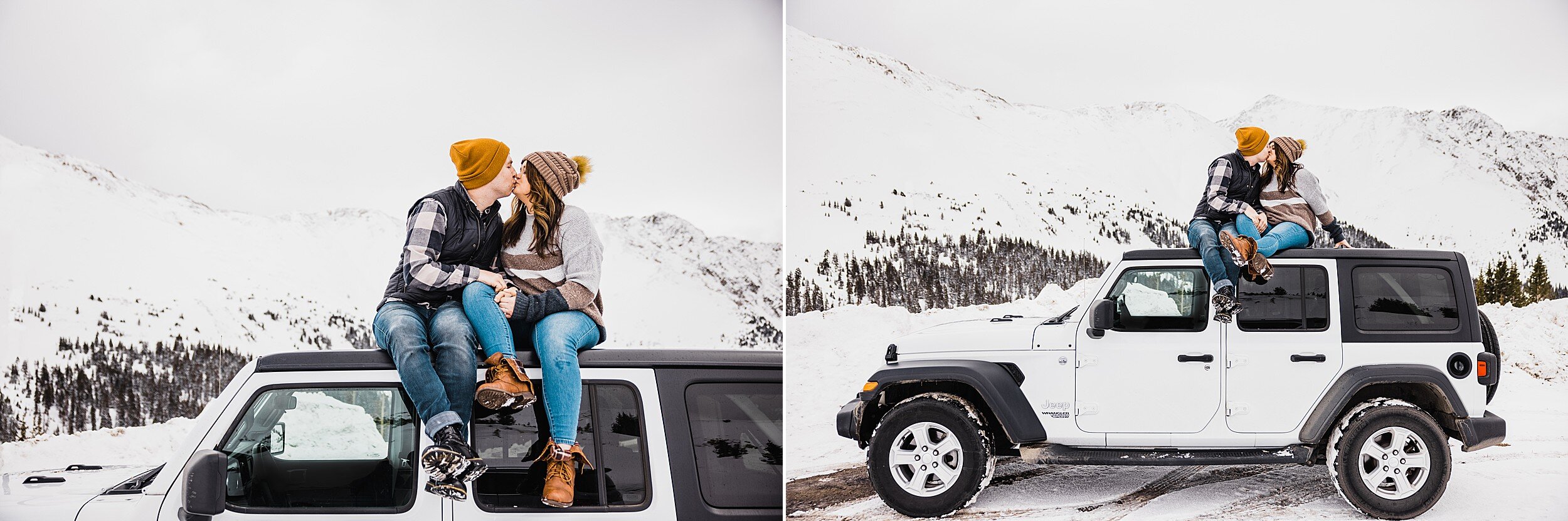 Colorado Winter Engagement Session | Vow of the Wild