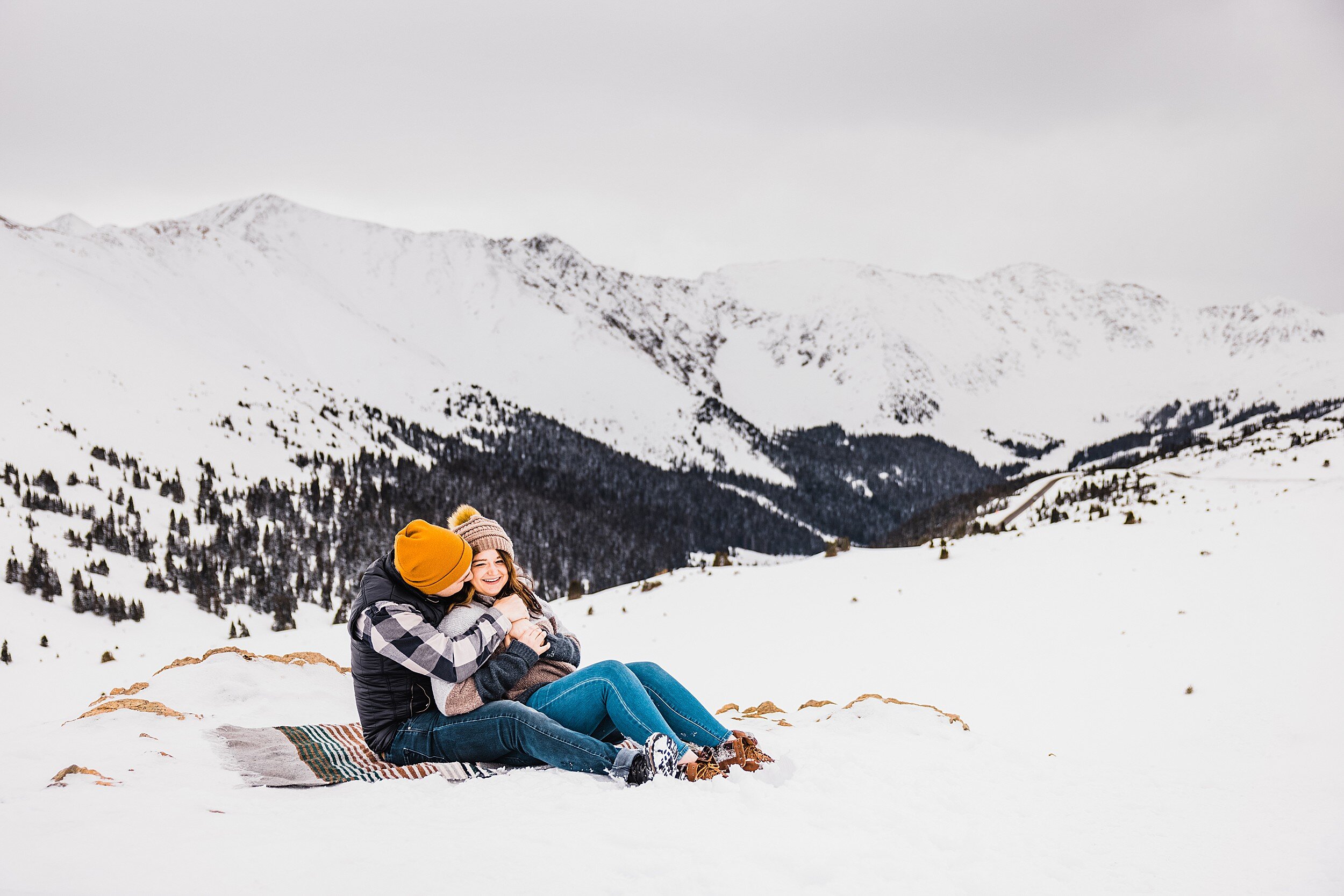 Colorado Winter Engagement Session | Vow of the Wild
