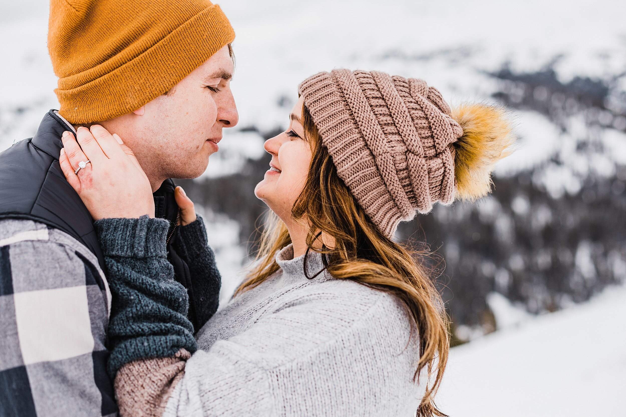 Colorado Winter Engagement Session | Vow of the Wild