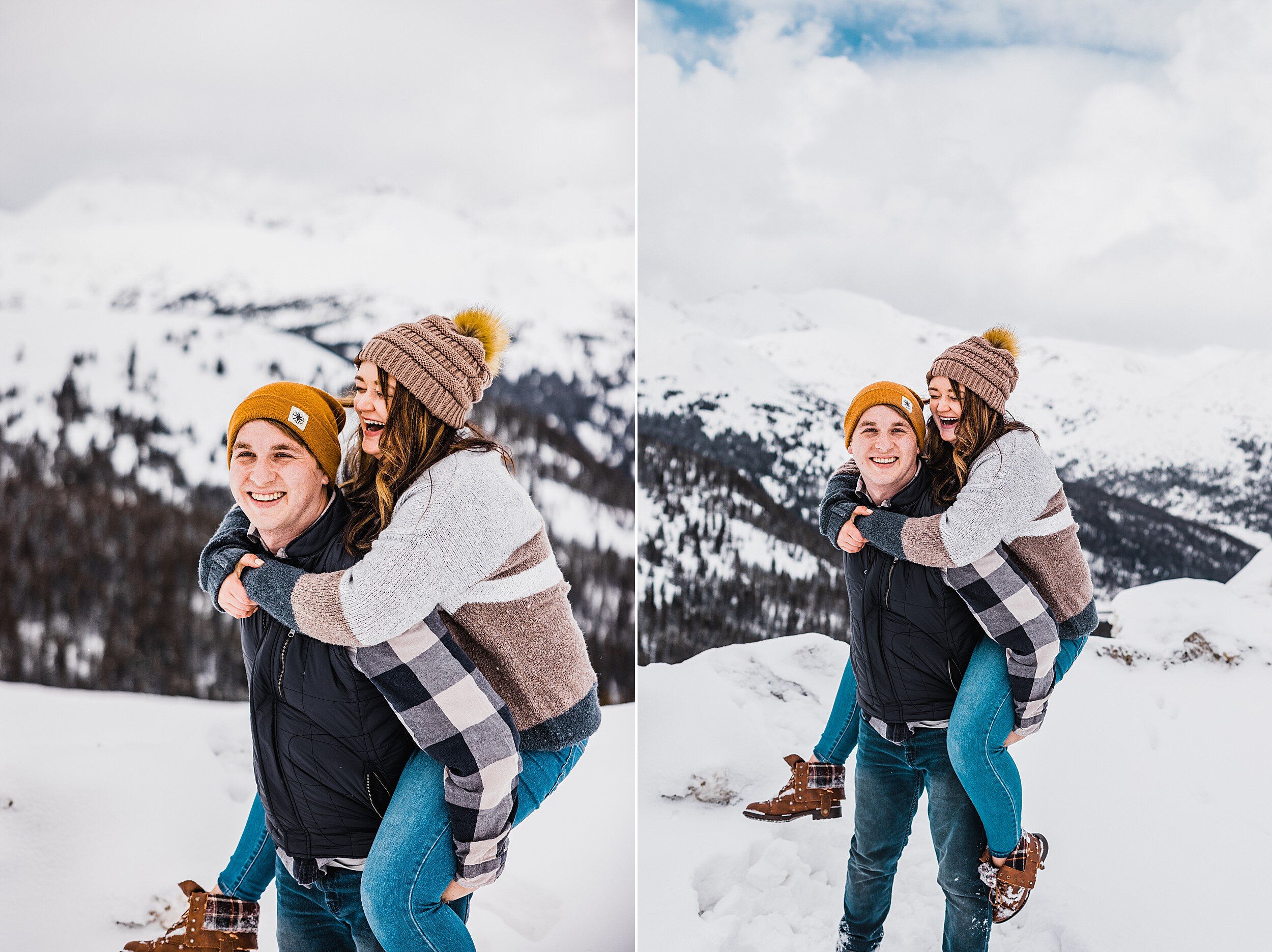 Colorado Winter Engagement Session | Vow of the Wild