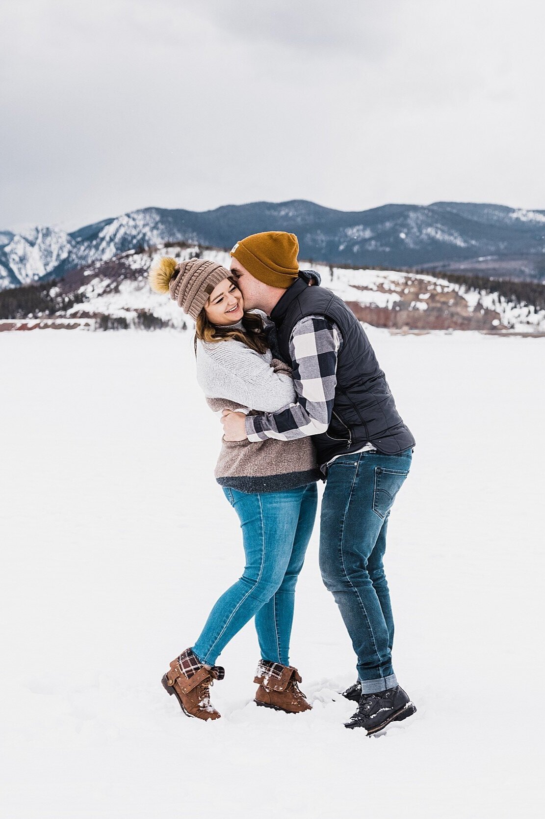 Colorado Winter Engagement Session | Vow of the Wild