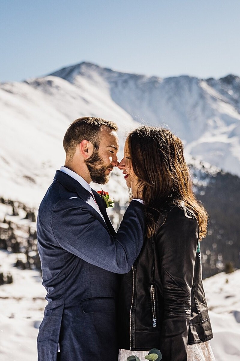 Colorado Winter Hiking Elopement | Vow of the Wild