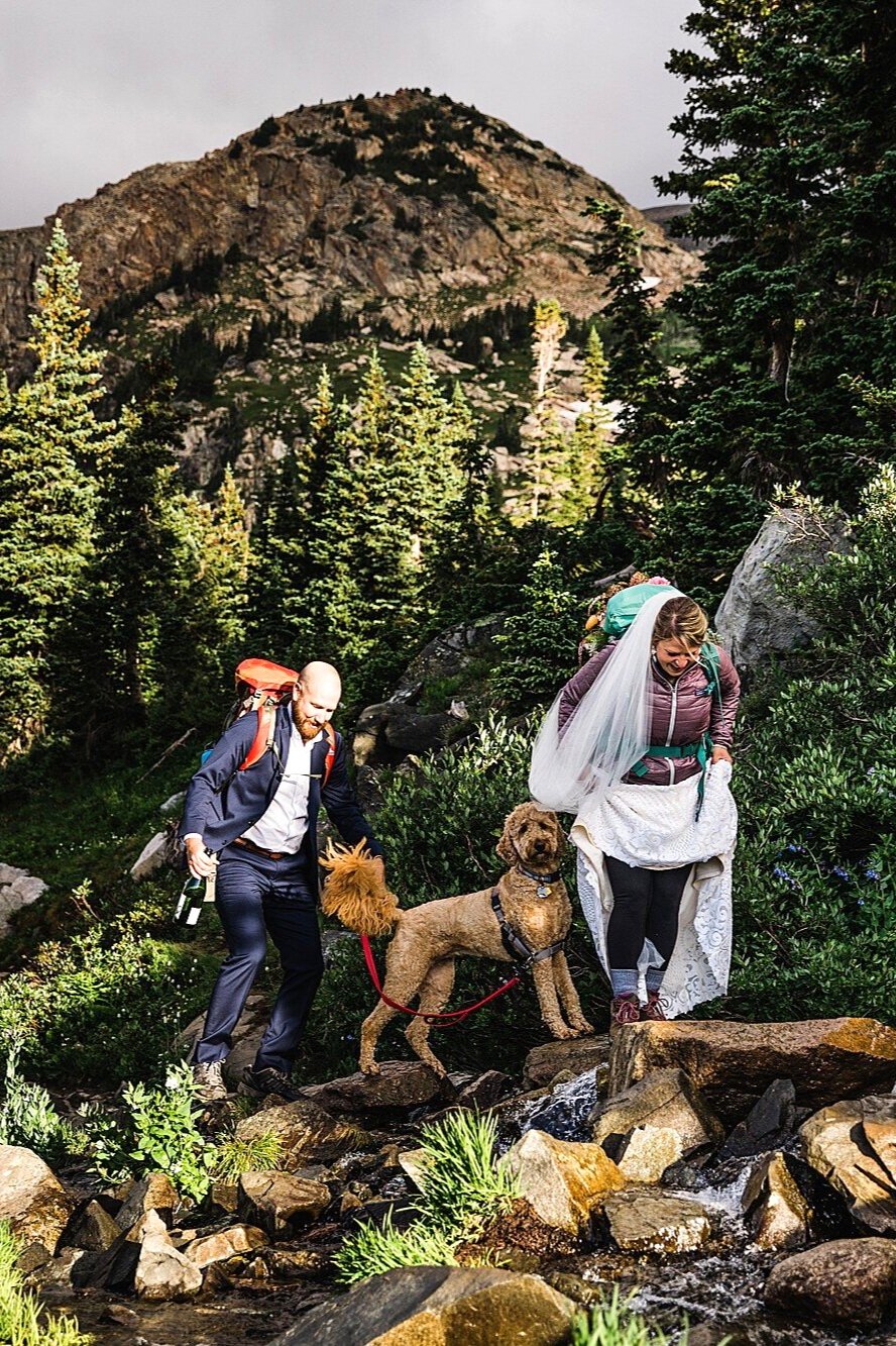 Colorado Elopement | Dog-Friendly Hiking Elopement at Sunrise