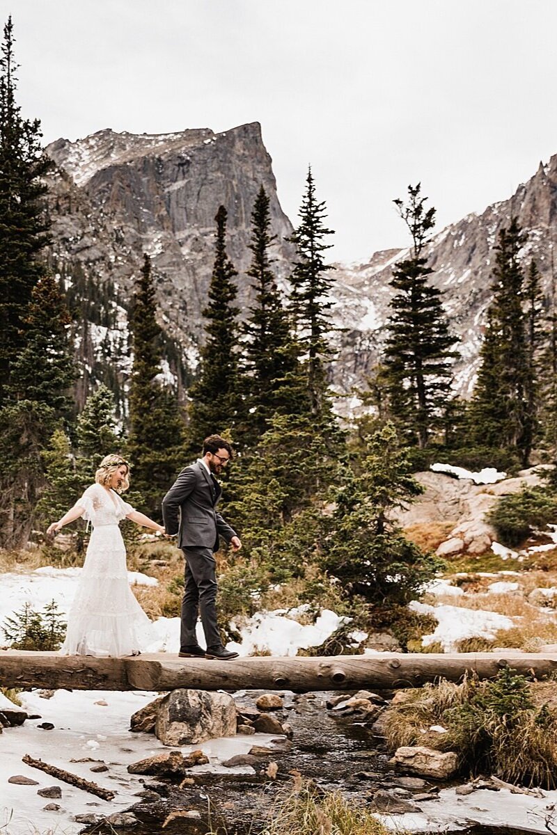 Dream Lake | Rocky Mountain National Park Wedding | Colorado | Vow of the Wild