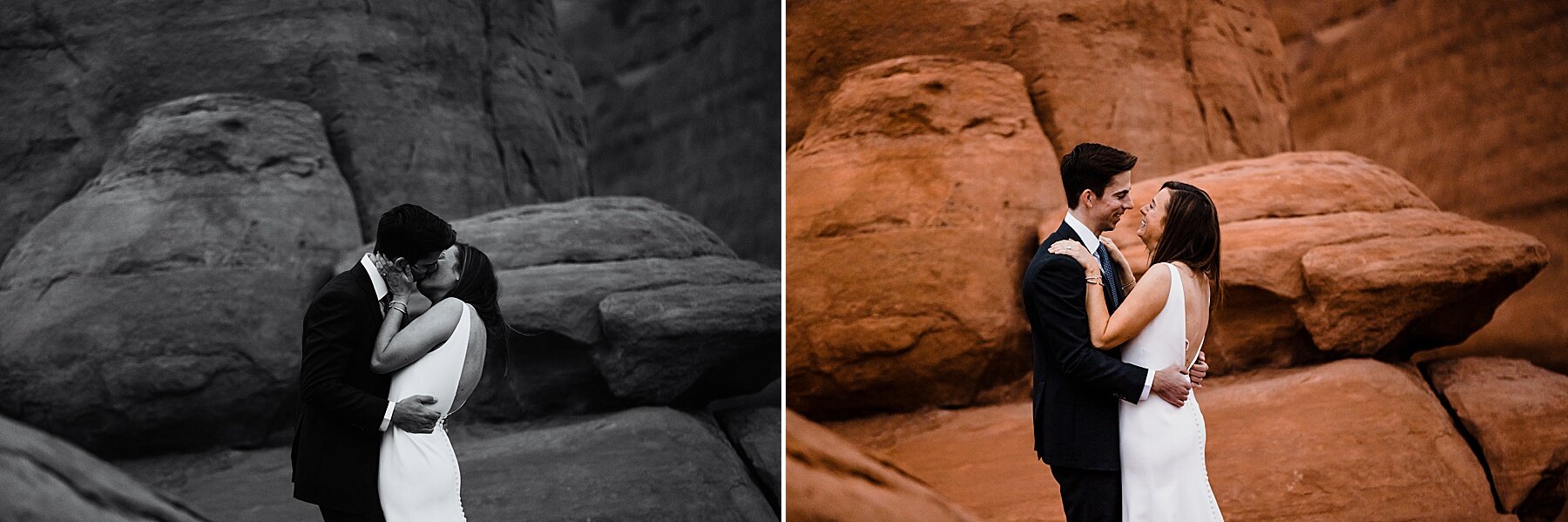 Sunrise Elopement at Arches National Park | Delicate Arch | Moab