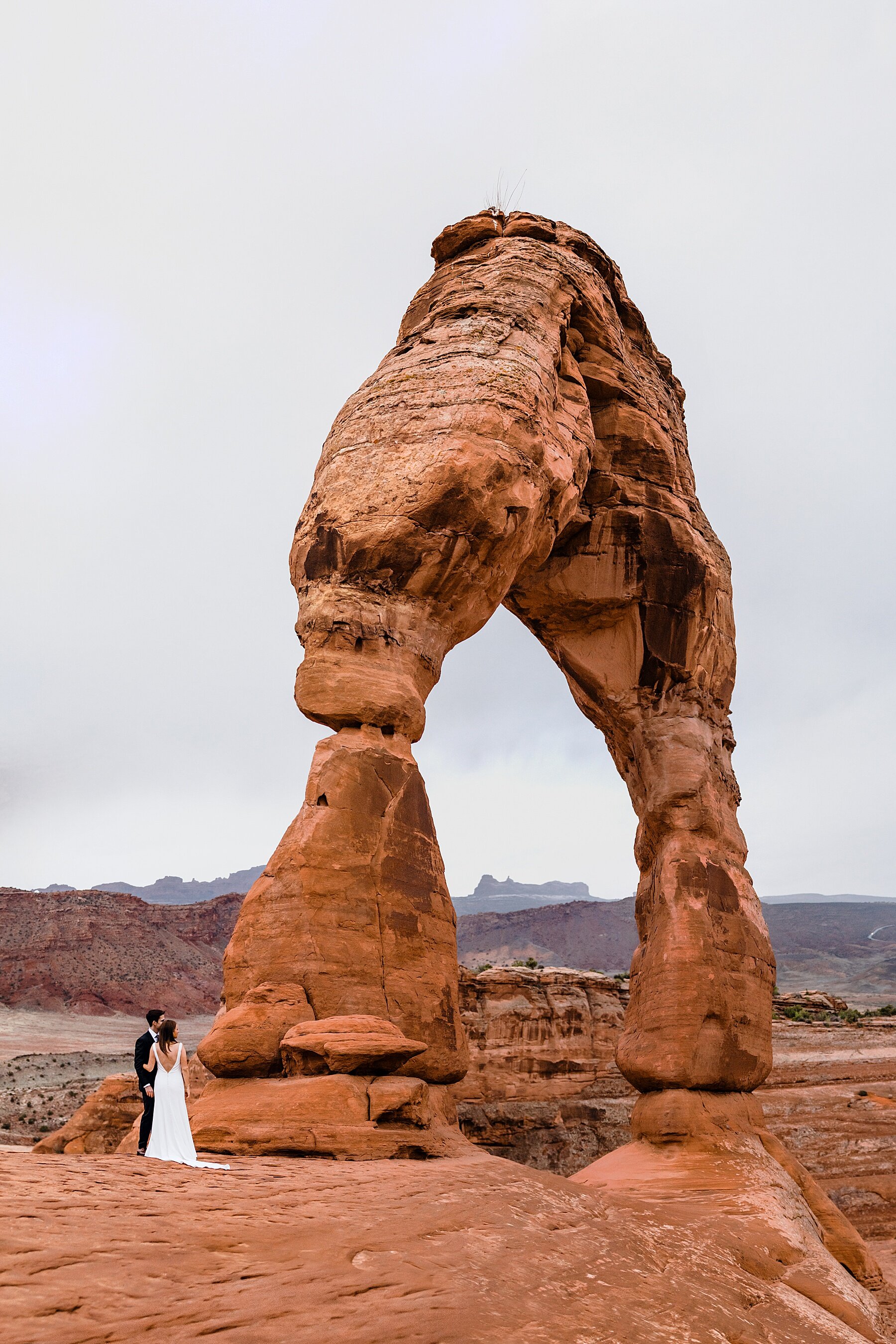 Sunrise Elopement at Arches National Park | Delicate Arch | Moab