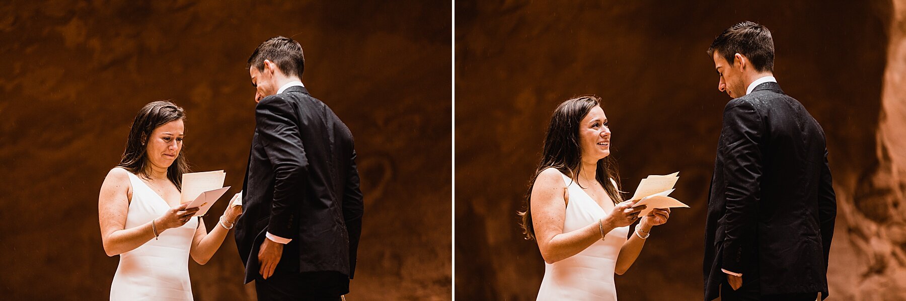 Elopement in Arches National Park | Sand Dune Arch Ceremony | Mo