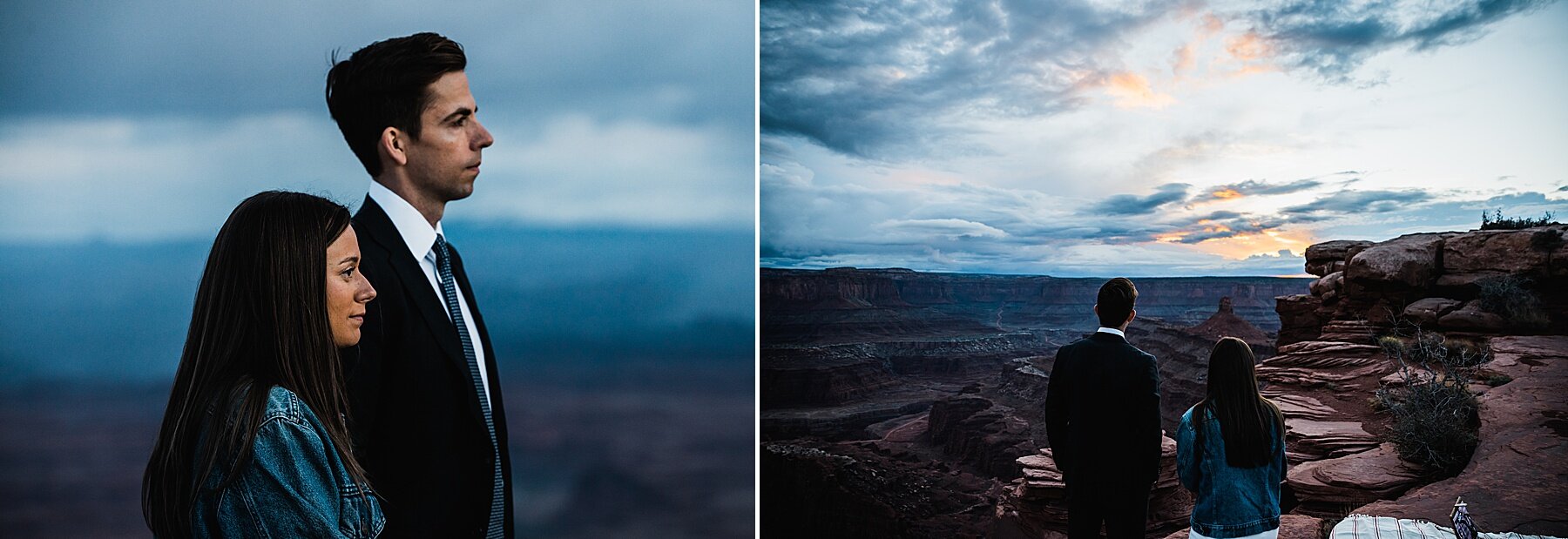 Sunset Elopement in Dead Horse Point State Park | Moab Elopement