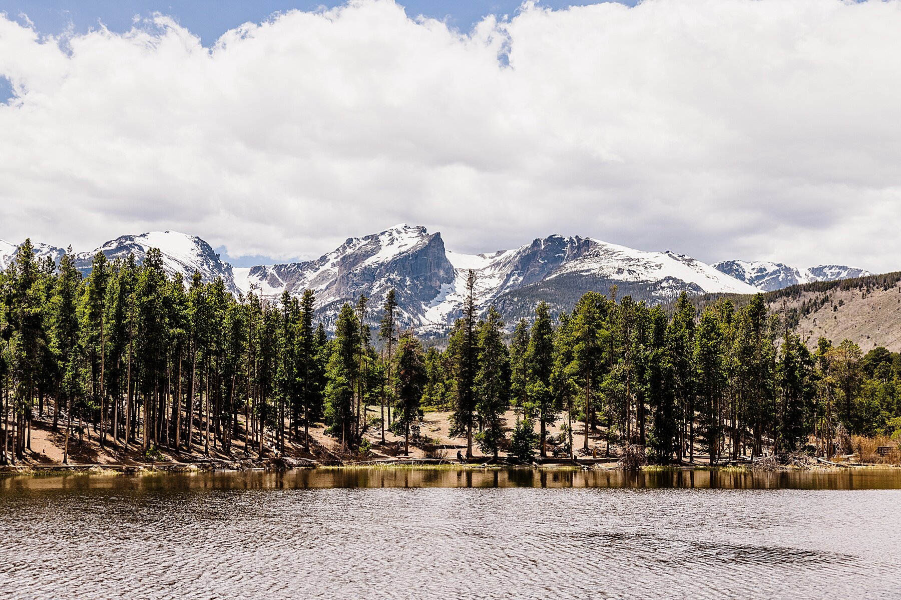 Rocky Mountain National Park Elopement at 3M Curve and Bear Lake