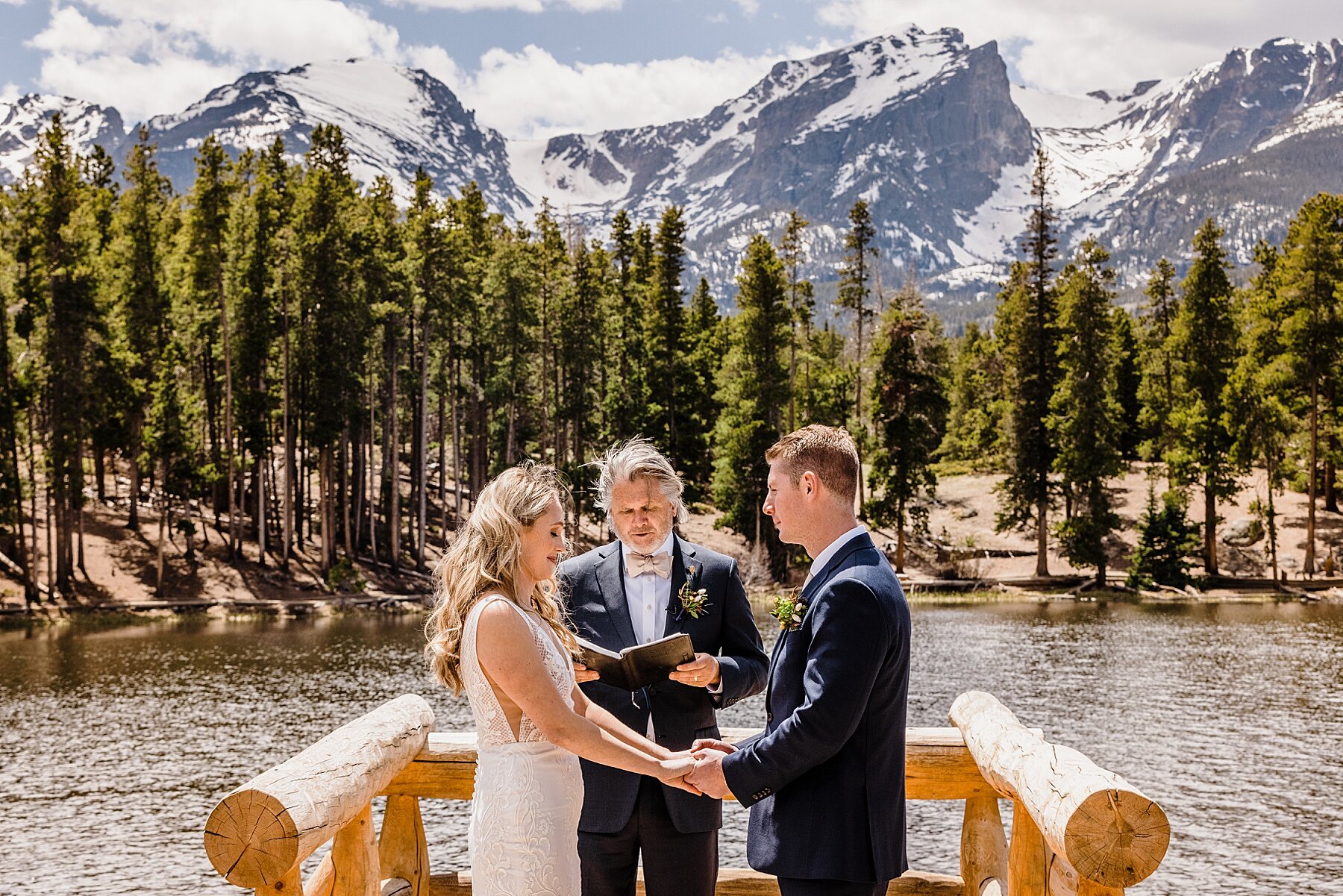 Rocky Mountain National Park Elopement at 3M Curve and Bear Lake