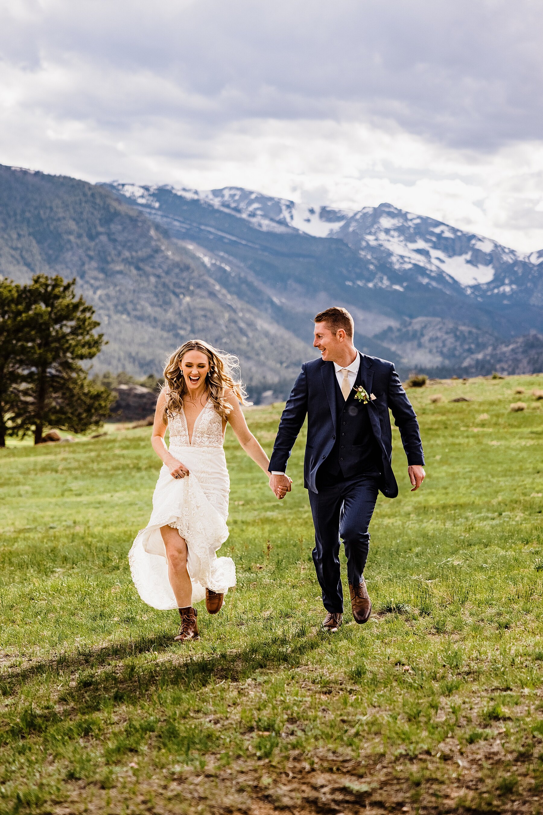 Rocky Mountain National Park Elopement at 3M Curve and Bear Lake