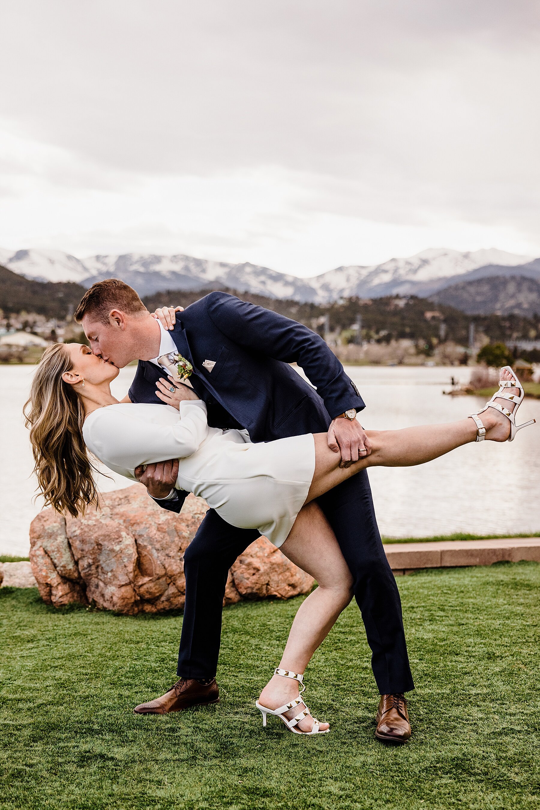 Rocky Mountain National Park Elopement at 3M Curve and Bear Lake