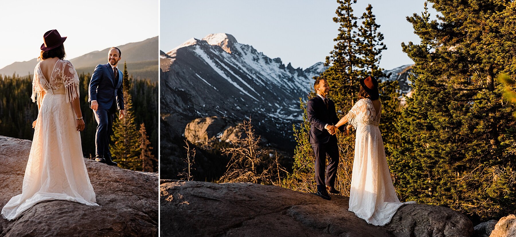 Sunrise Elopement at Hidden Valley in Rocky Mountain National Pa