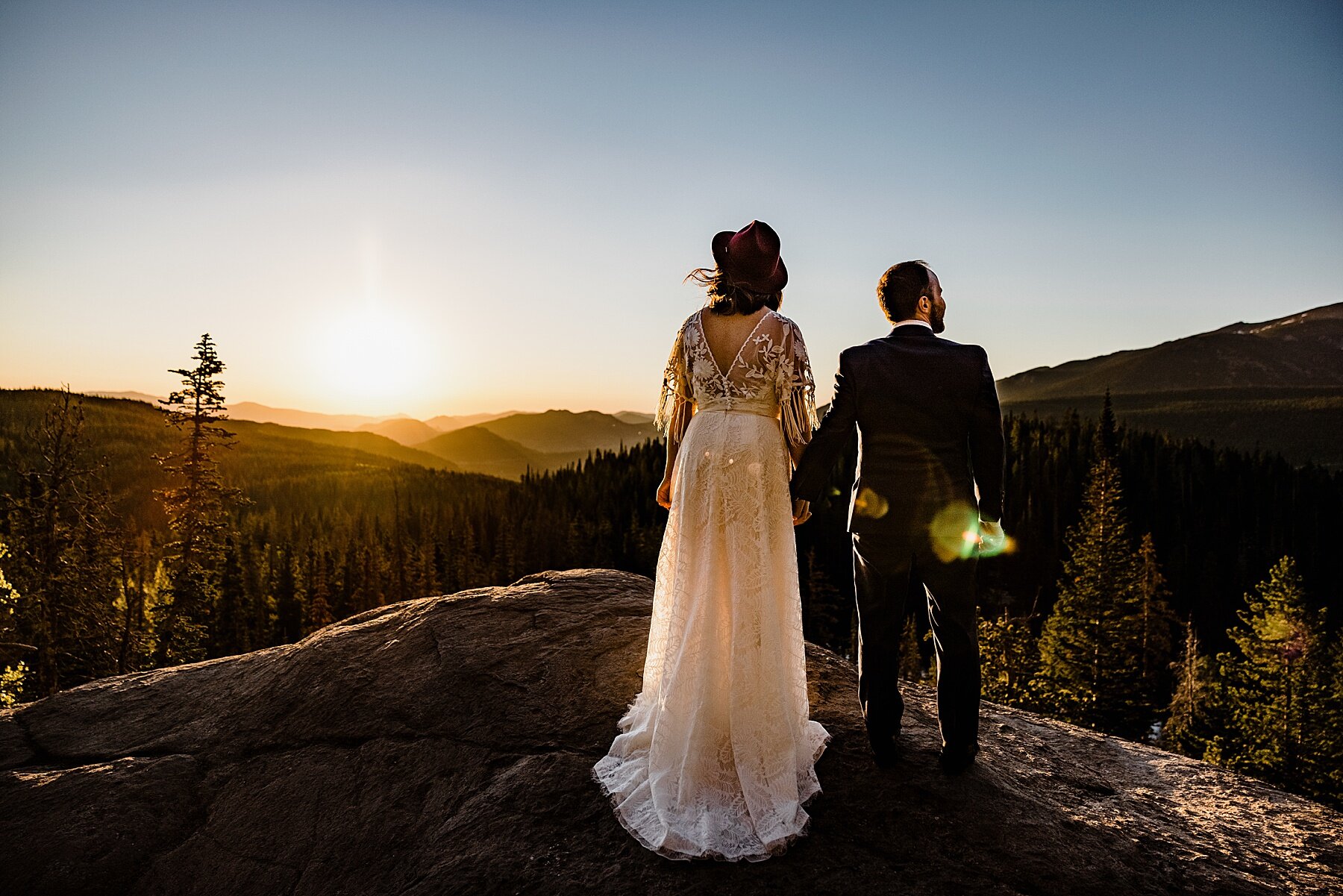 Sunrise Elopement at Hidden Valley in Rocky Mountain National Pa