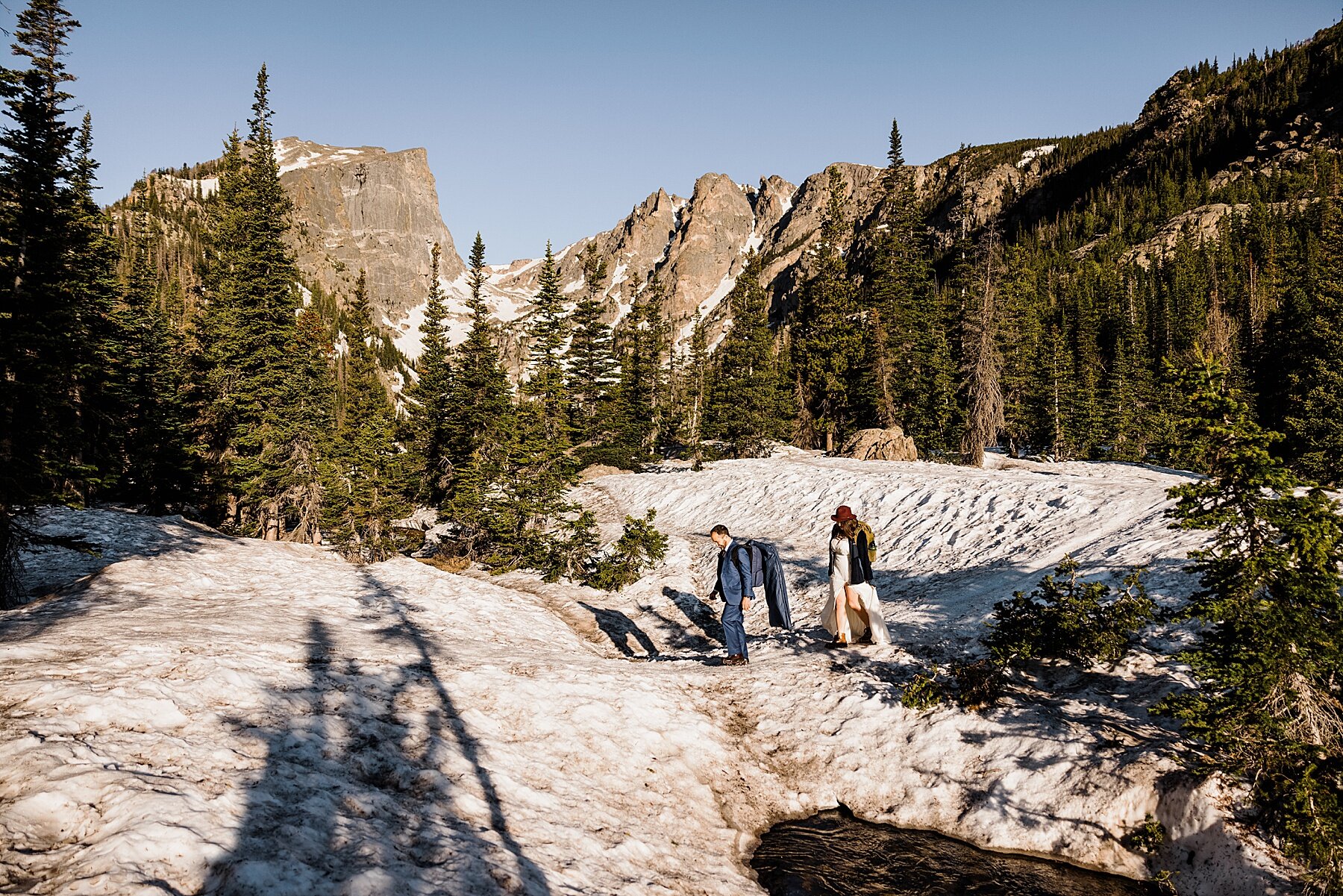 Sunrise Elopement at Hidden Valley in Rocky Mountain National Pa